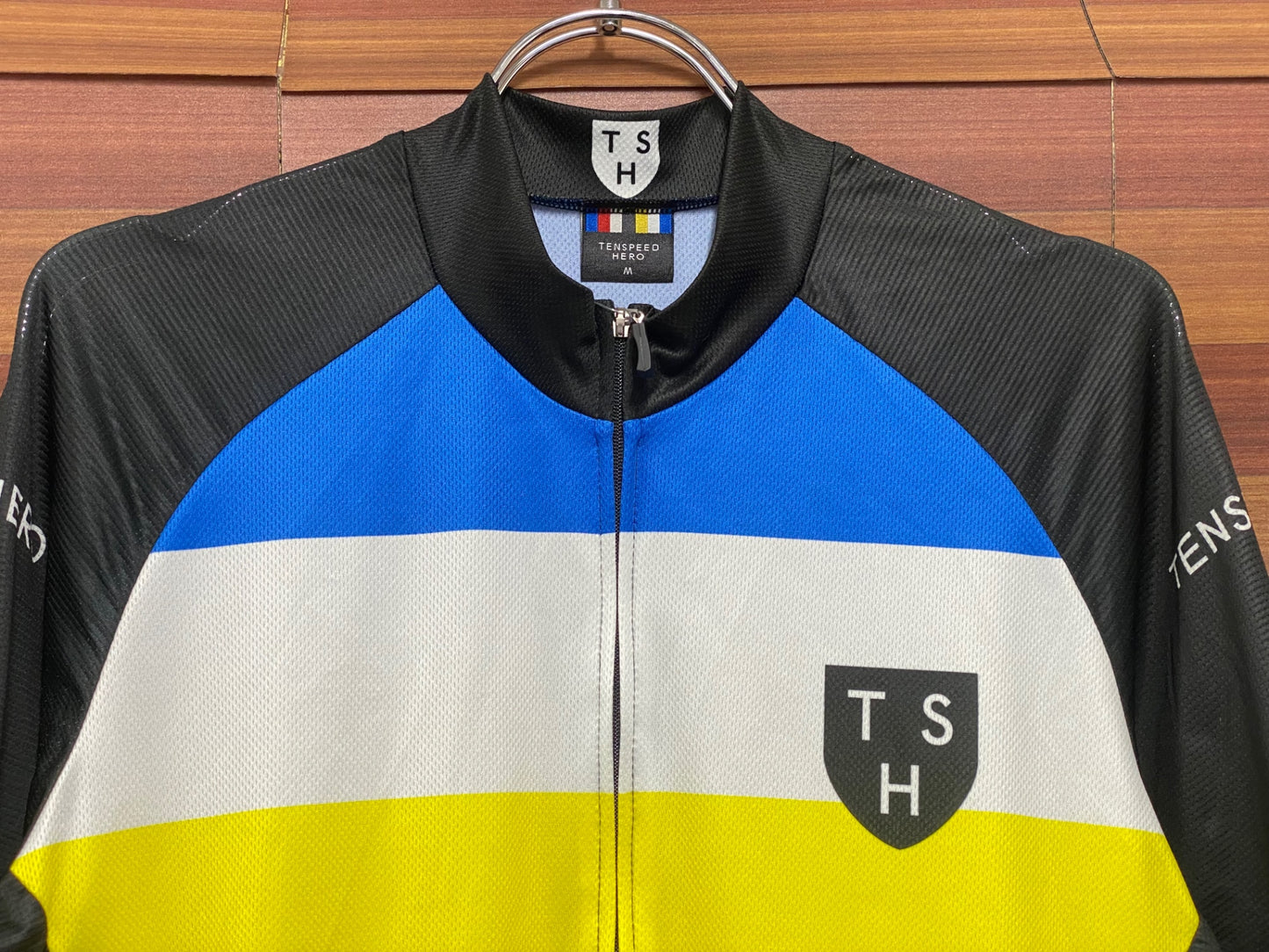 IT848 テンスピードヒーロー TENSPEED HERO 半袖 サイクルジャージ 総柄 M