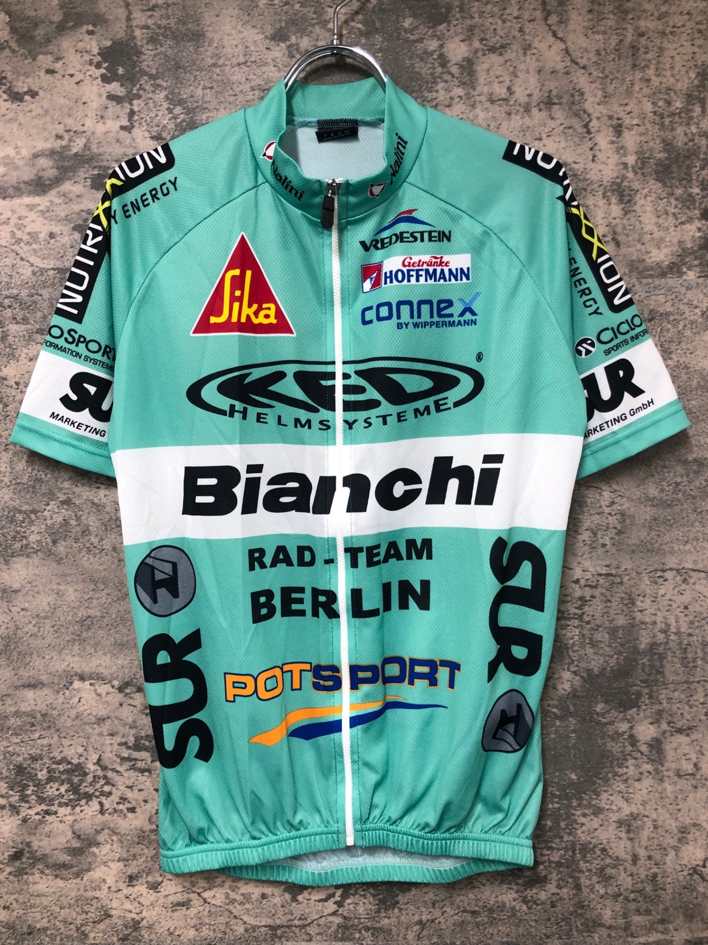 IW329 ナリフリ NARIFURI 半袖 サイクルジャージ ビアンキ M