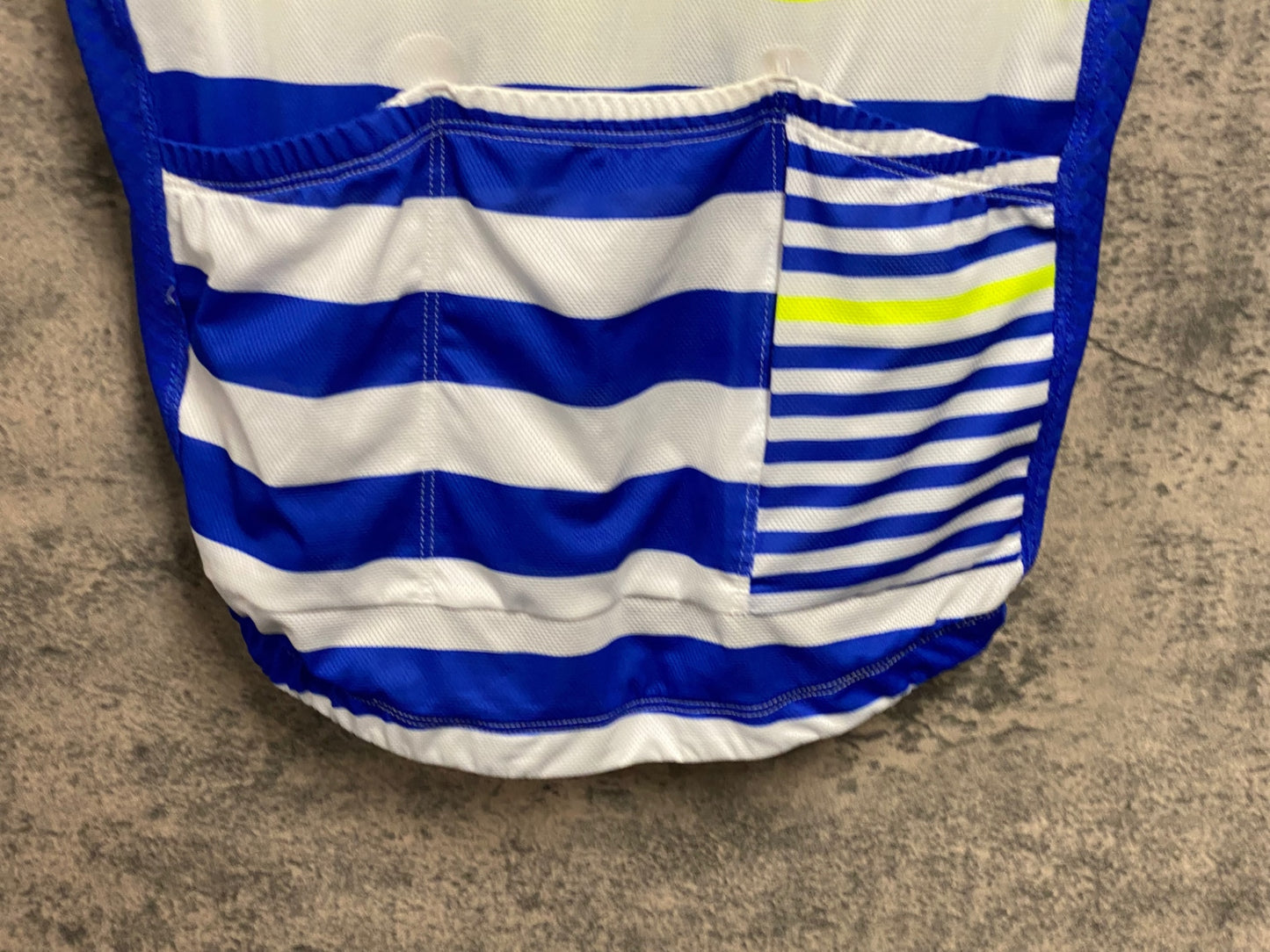 JC321 TICCC 半袖 サイクルジャージ 青白 S