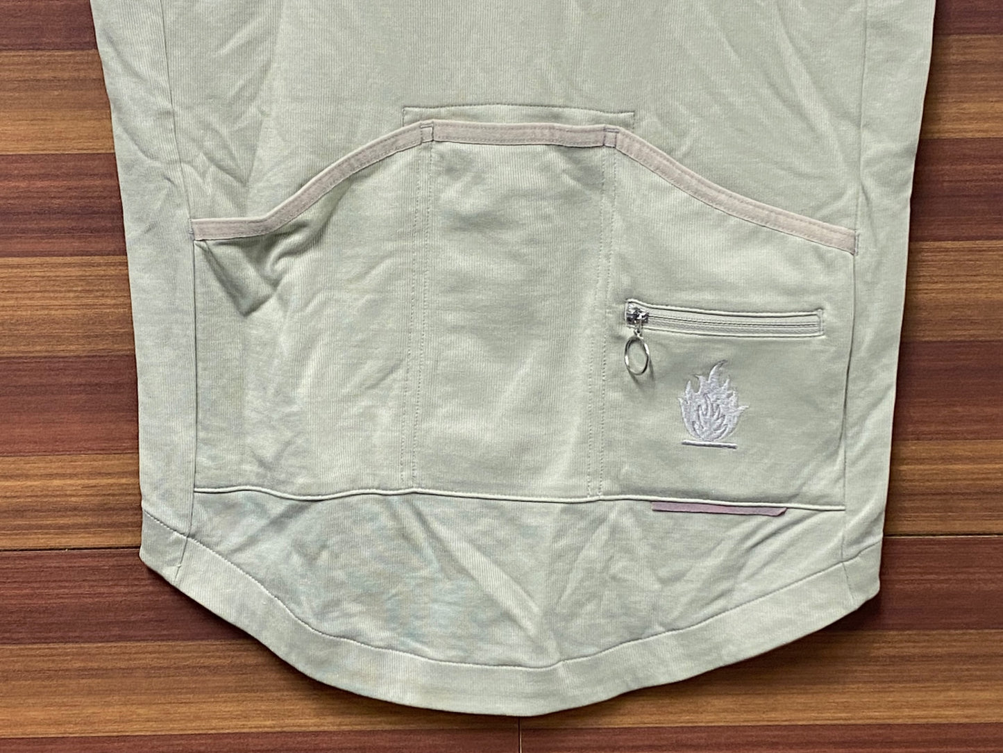 IR609 ラファ Rapha CLUB JERSEY 半袖 ハーフジップ サイクルジャージ ピンク グレー サイズ不明