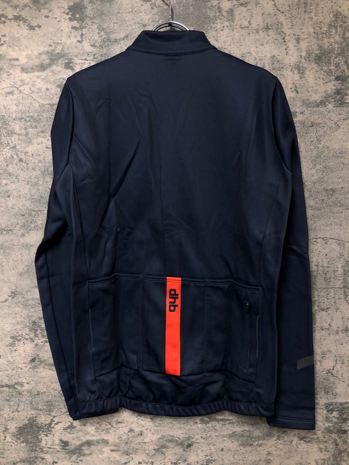 IY450 dhb 長袖 サイクルジャージ 紺 L 裏起毛