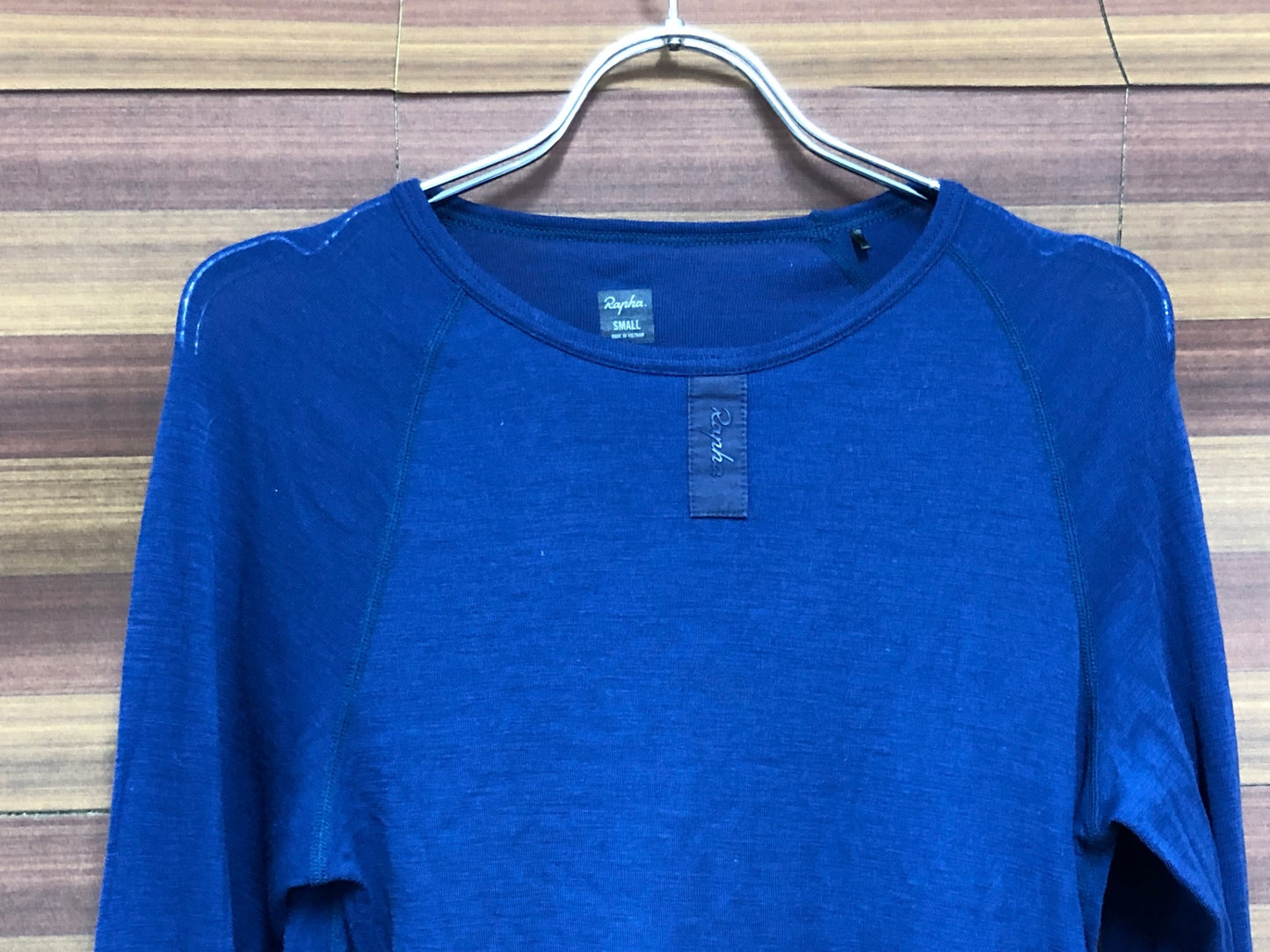 IL315 ラファ Rapha MERINO BASE LAYER LONG SLEEVE 長袖 べースレイヤー 紺 S