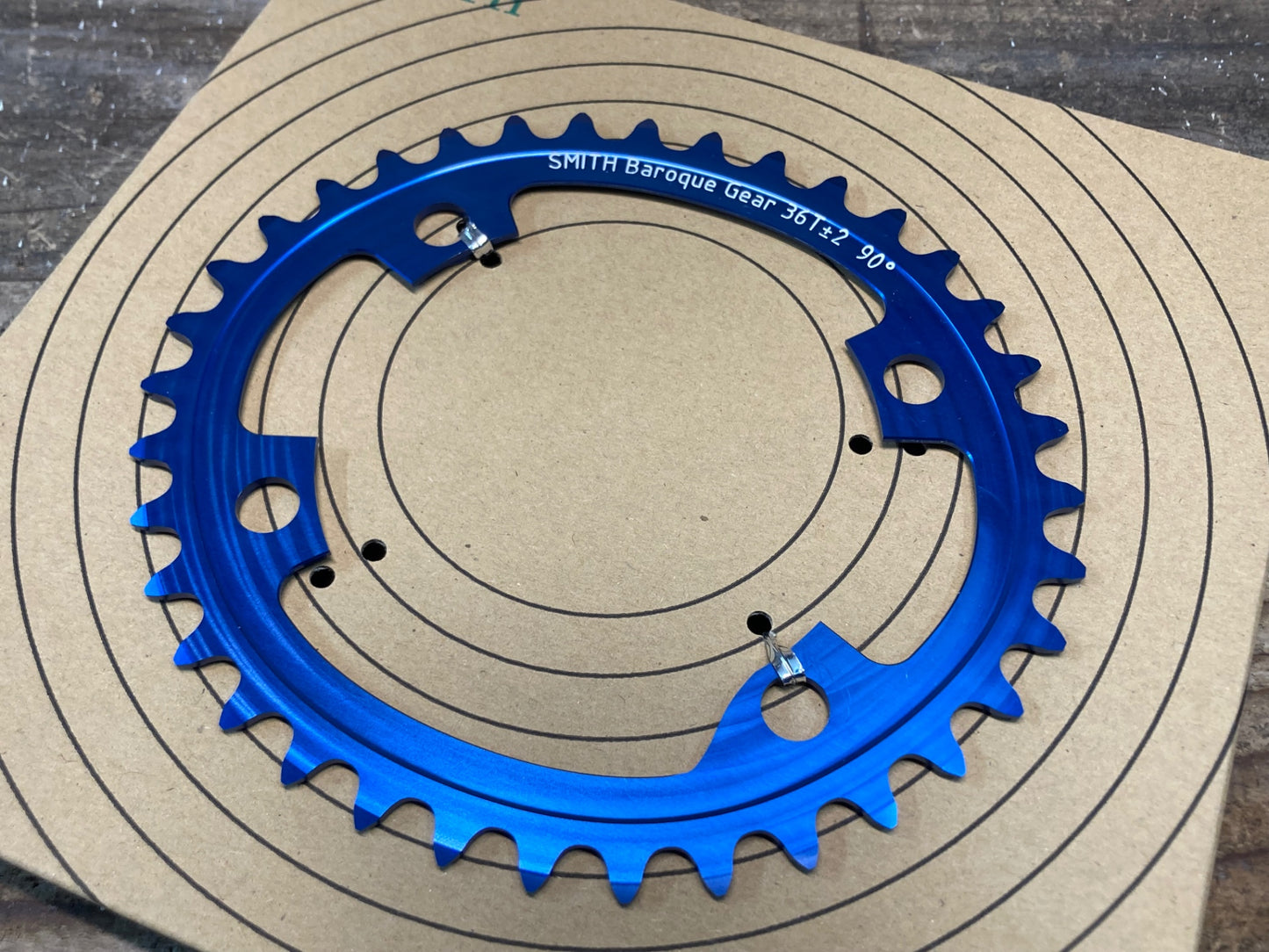 IR240 スミス SMITH Baroque Gear 楕円 インナー チェーンリング 36T Blue