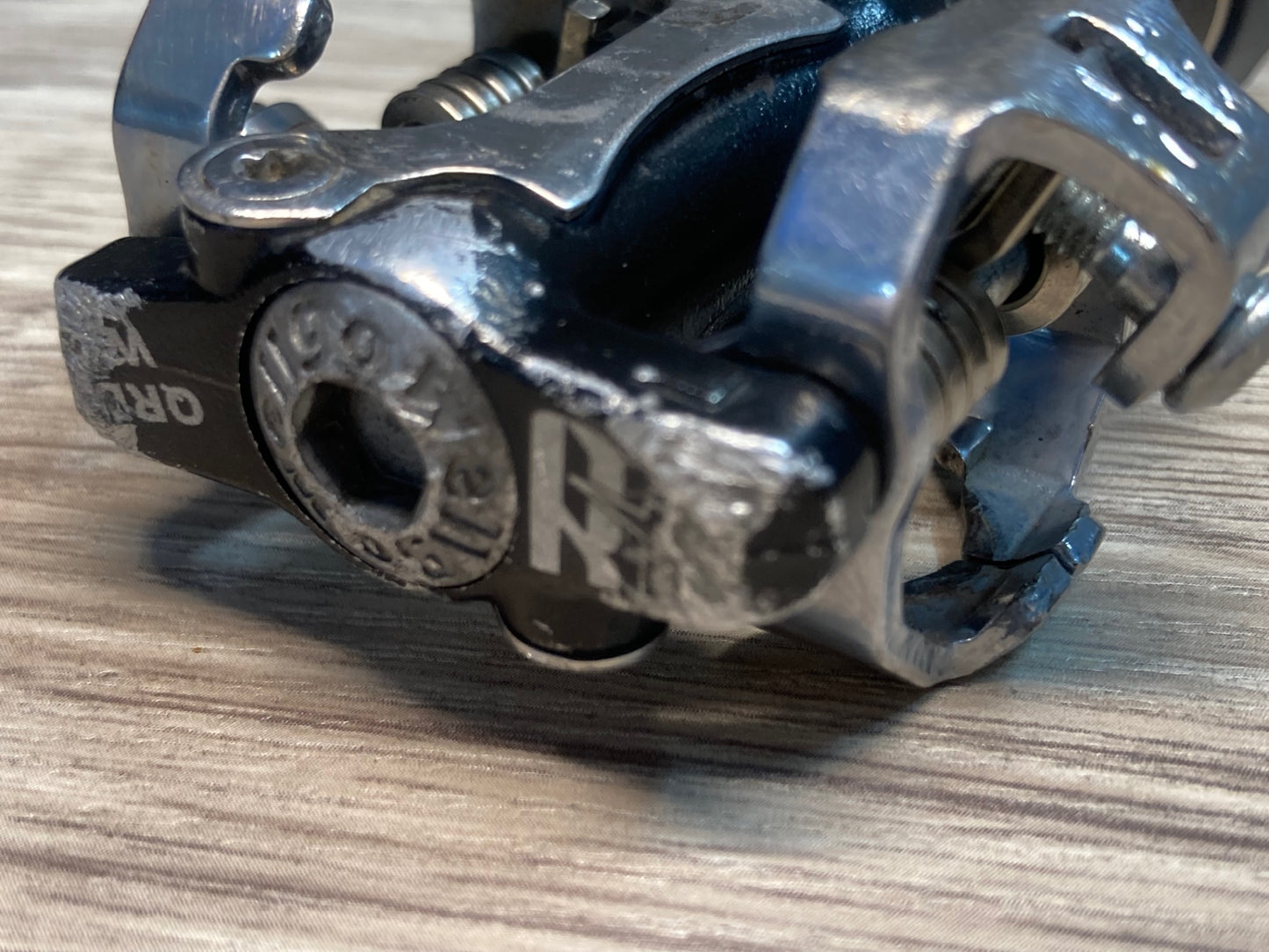 IX204 ウェルゴ WELLGO QRD W01 ビンディングペダル ※ガリ傷、汚れ