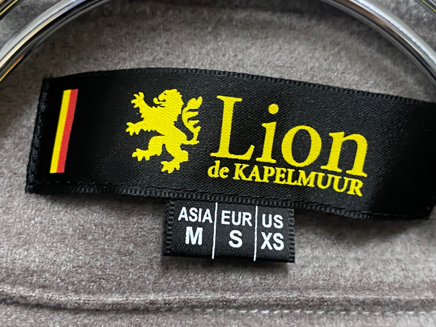 IZ770 リオンドカペルミュール Lion de KAPELMUUR 長袖 サイクルジャケット バーガンディ M 裏起毛