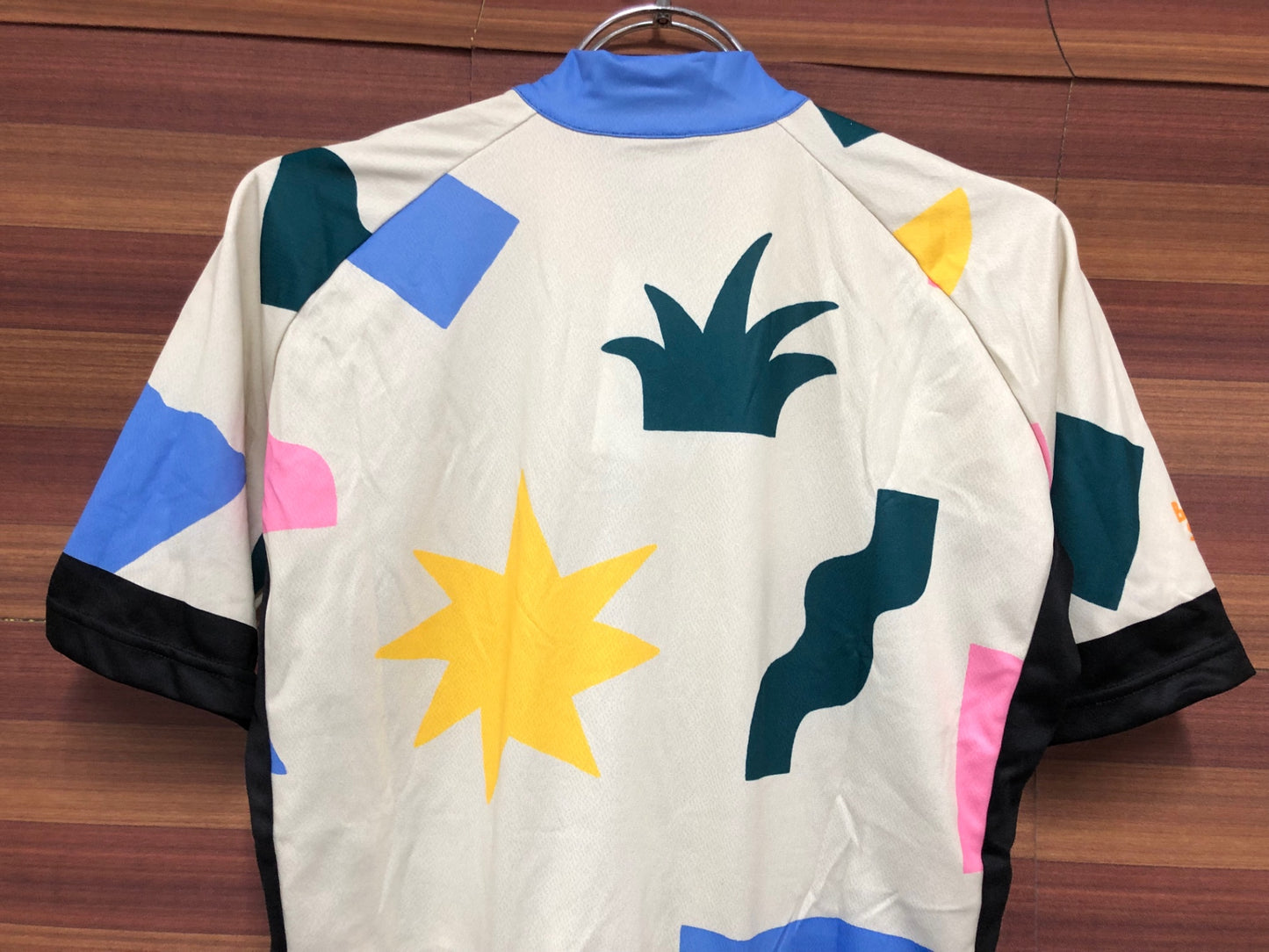 IT314 ジョルダーナ Giordana 半袖 サイクルジャージ ベージュ 黒 METEOR x GIORDANA XS