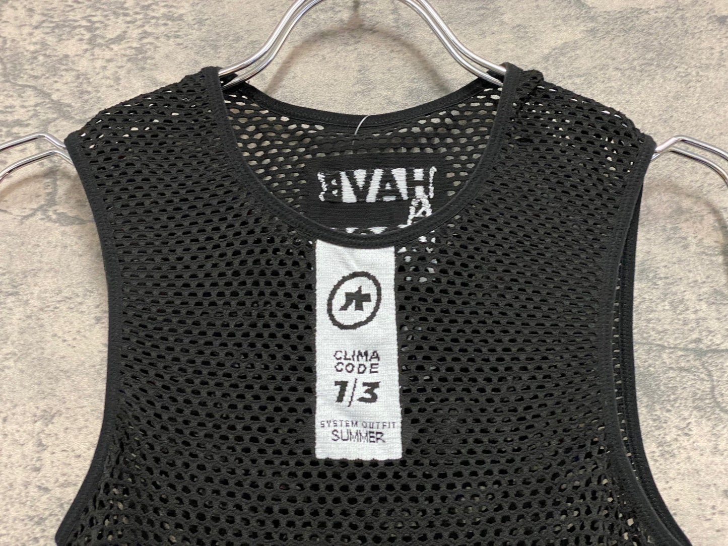 JB286 アソス assos ノースリーブ ベースレイヤー 黒 SIZE1 CLIMA CODE 1/3