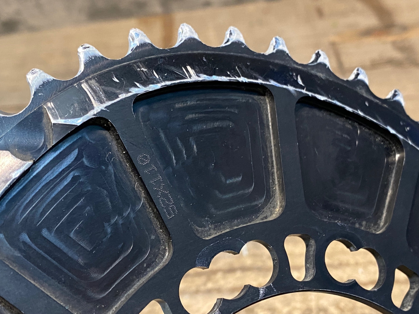 IS052 ローター ROTOR Q-RINGS 楕円 チェーンリング セット 52/36T 110BCD 5H