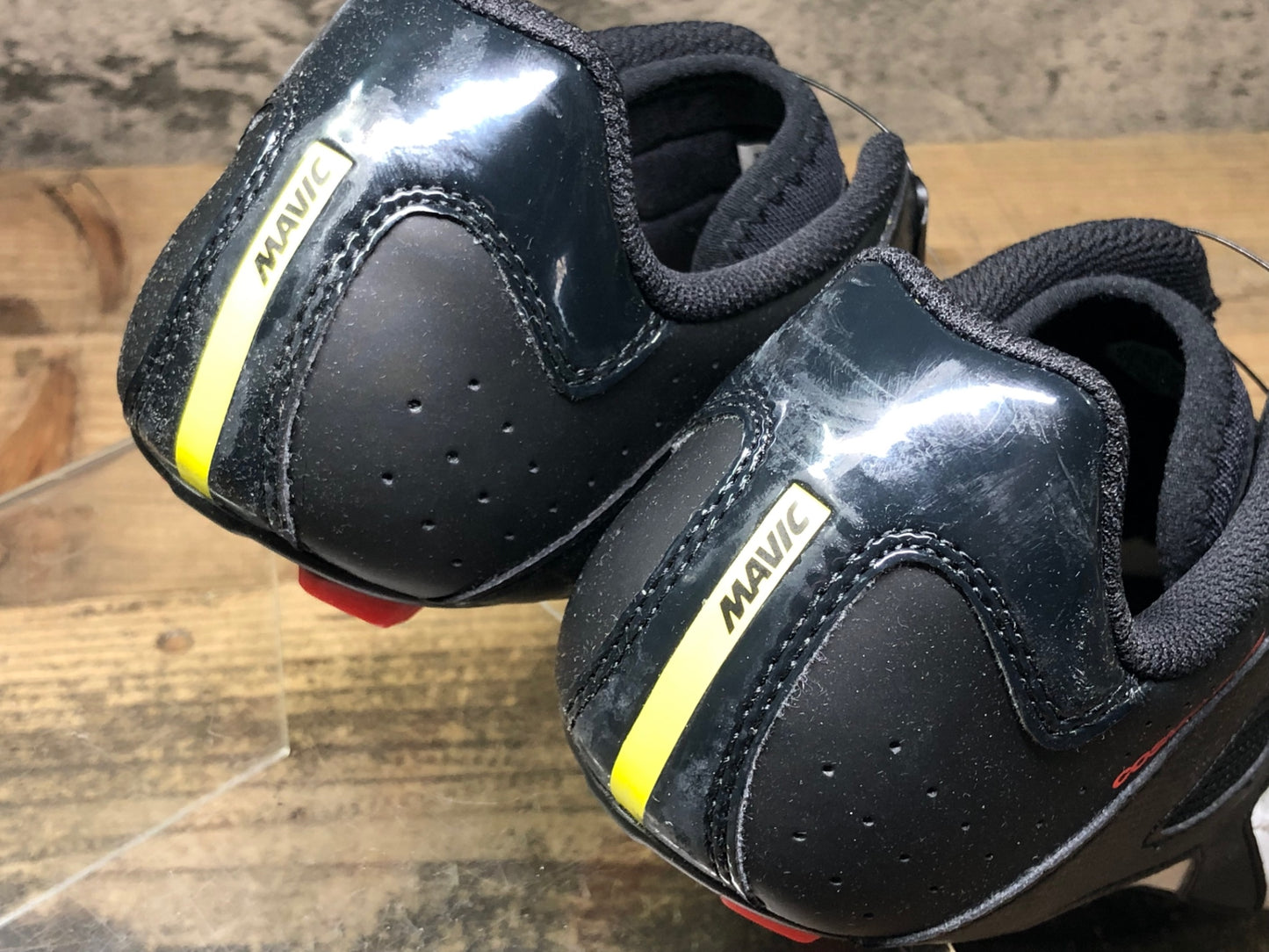 JC705 マヴィック MAVIC COSMIC ELITE ビンディングシューズ 黒白 EU42 SPDアタッチメント