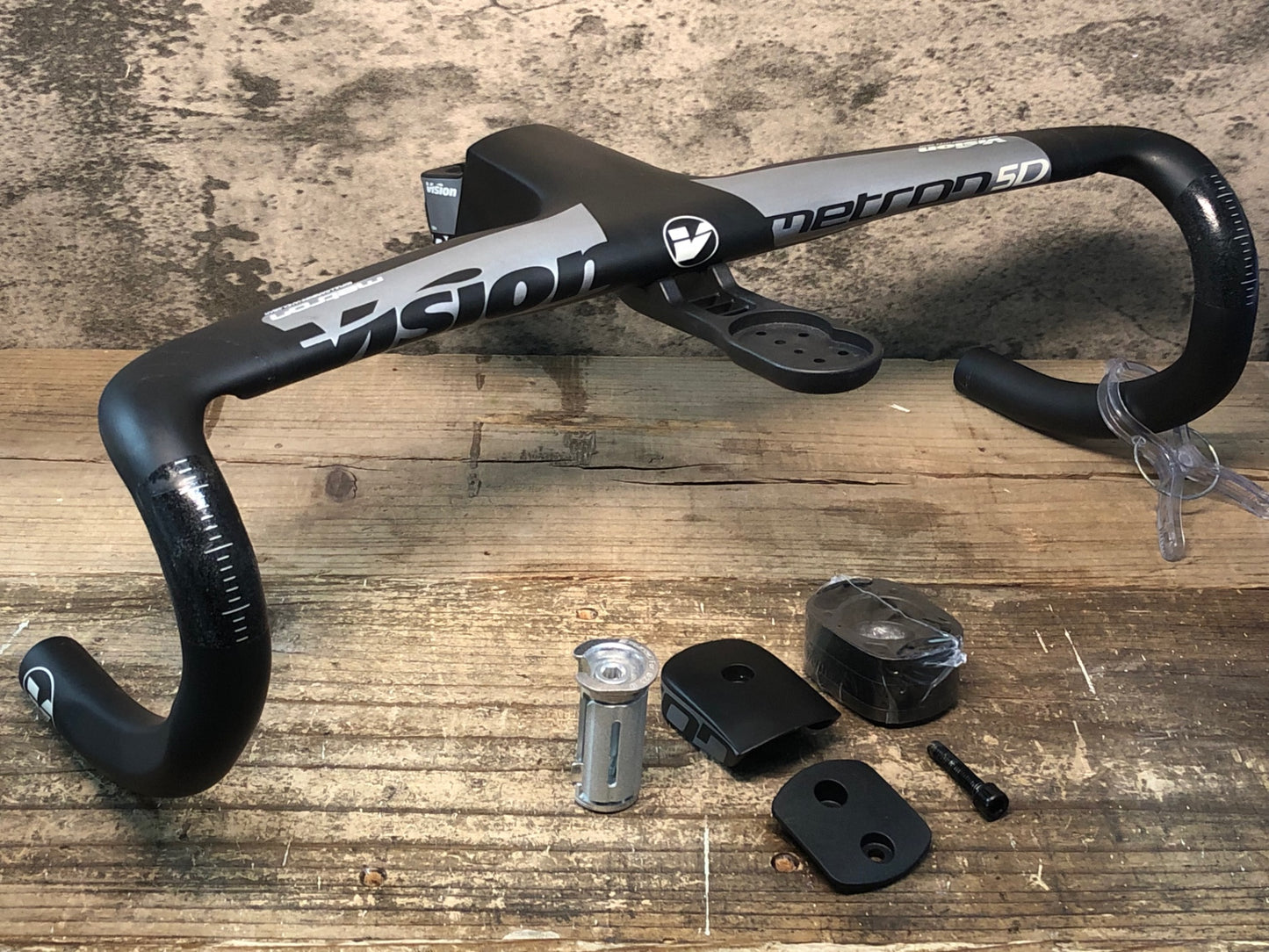 IV347 ヴィジョン VISION メトロン METRON 5D ACR DISC INTEGRATED AERO BAR BIANCHI フルカーボン 一体型ハンドル エンドC-C420mm 130mm