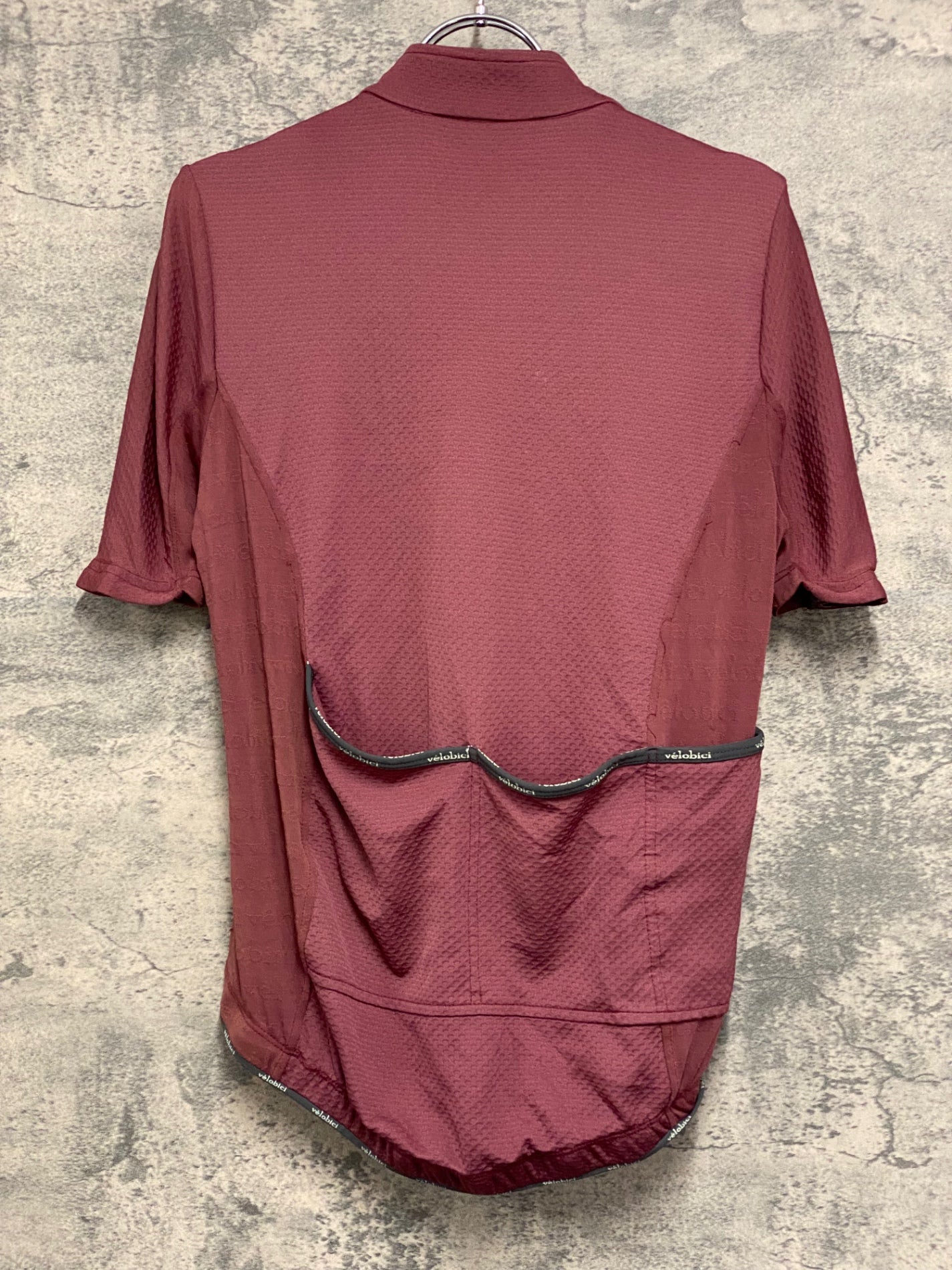 JB281 ヴェロビチ Velobici Rene 半袖 サイクルジャージ バーガンディー M