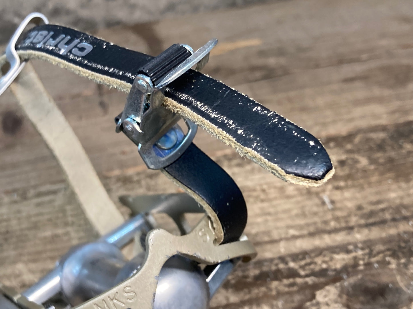 IQ926 三ヶ島 MKS SYLVAN トークリップ フラットペダル zefal製ストラップ