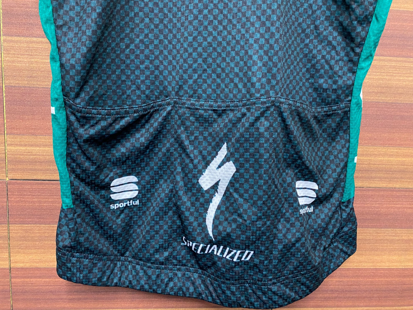 IN338 スポーツフル sportful 半袖 サイクルジャージ BORA-hansgrohe 緑 S