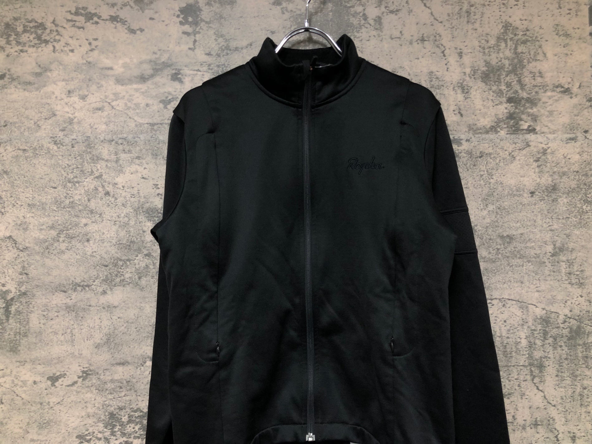 IY367 ラファ Rapha WINTER JERSEY 長袖 サイクルジャケット 黒