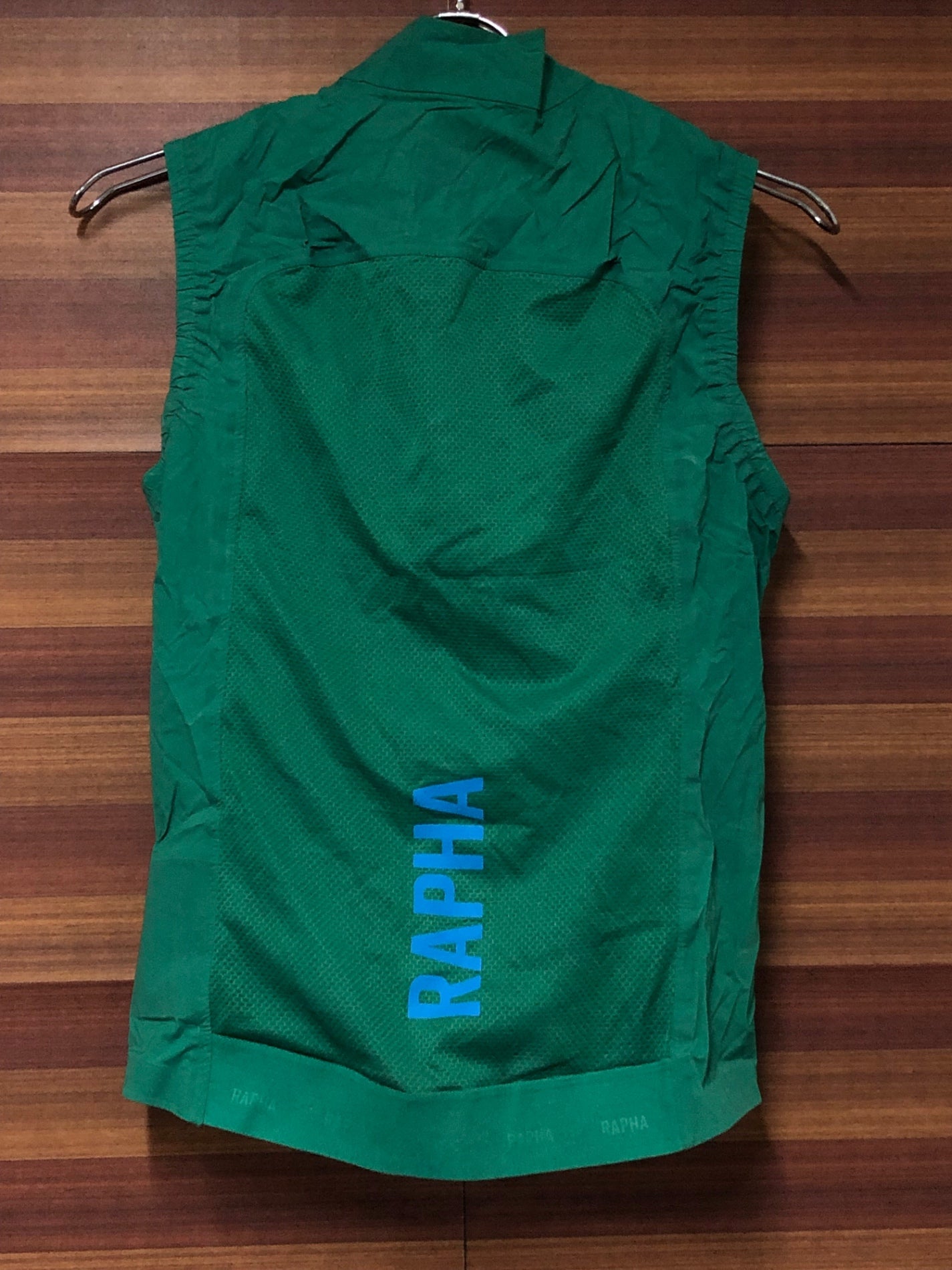 IN537 ラファ Rapha PRO TEAM LIGHTWEIGHT GILET サイクルベスト ジレ 緑 XS ※擦れ