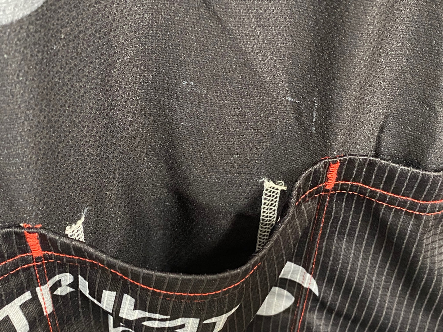 JC779 ボントレガー BONTRAGER 半袖 サイクルジャージ 黒 M ※ほつれ