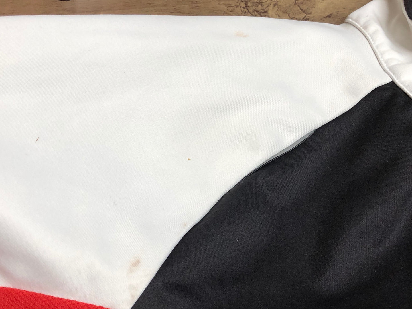 IN989 マヴィック MAVIC 裏起毛 サイクルジャケット 黒赤 L