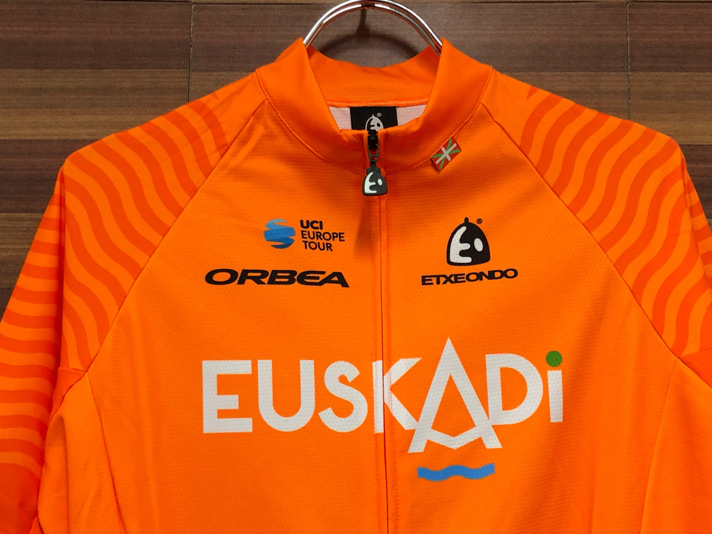 IM011 エチュオンド EXTEONDO 半袖サイクルジャージ オレンジ M ESUKADAI