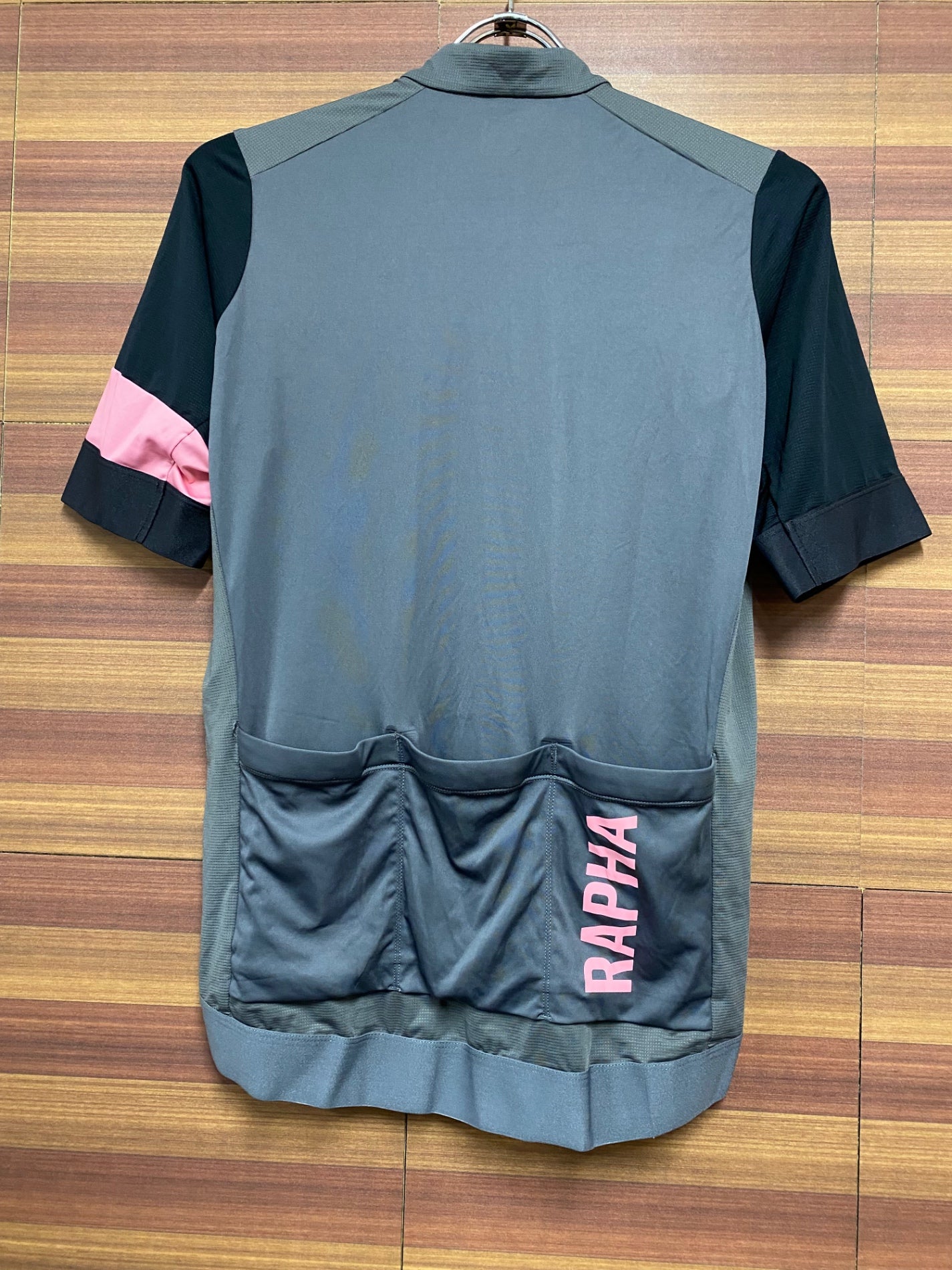 IA055 ラファ Rapha PRO TEAM TRAINING JERSEY 半袖 サイクルジャージ グレー L