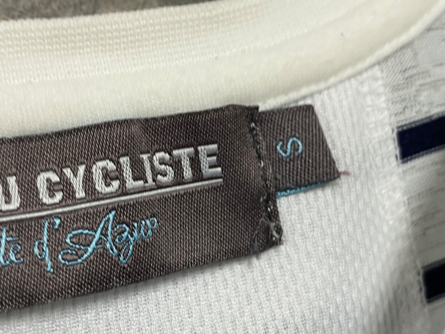 IZ941 カフェドシクリステ Cafe du Cycliste PAULINE MEN サイクルジャージ 半袖 S 白