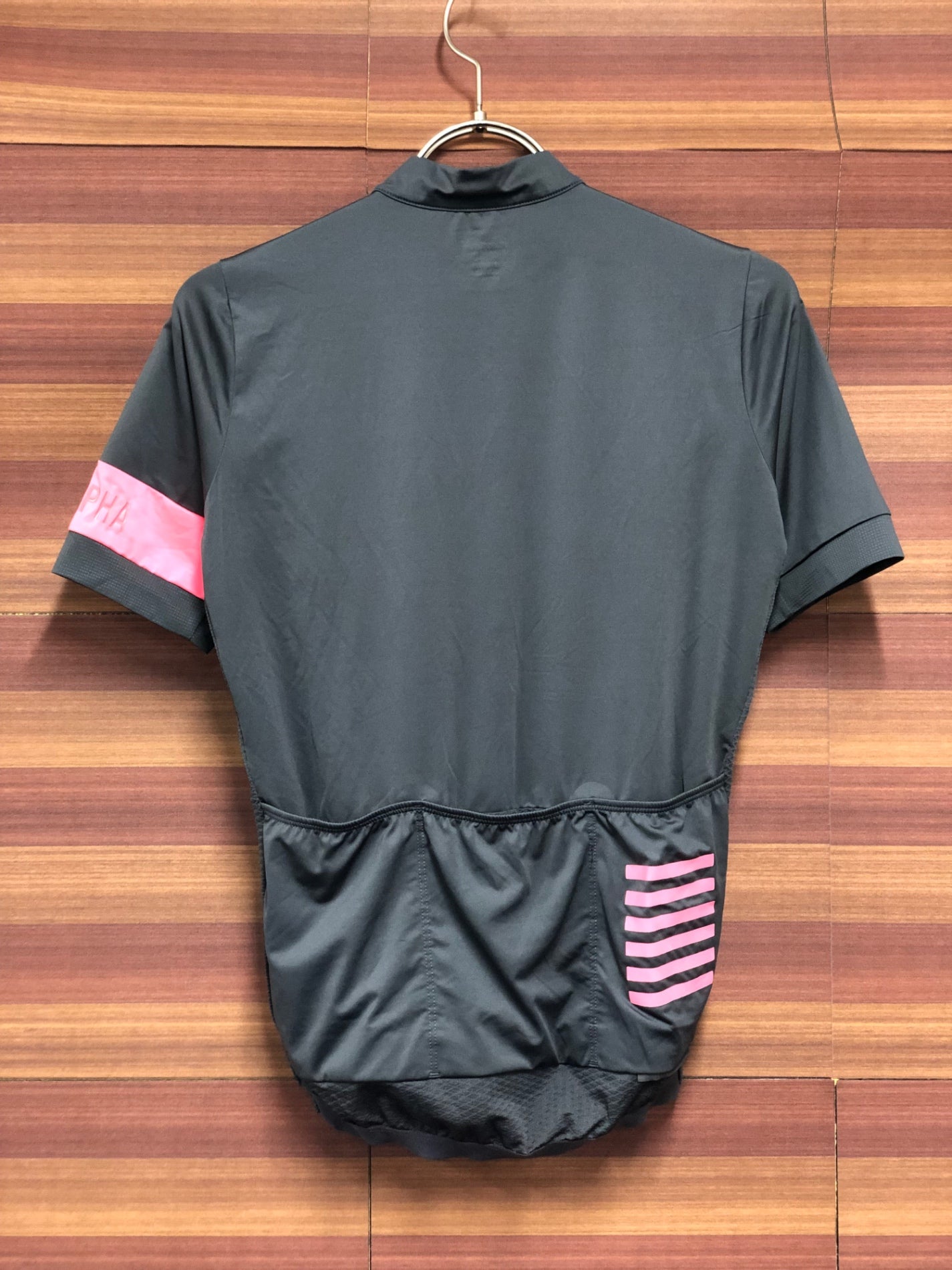 IQ866 ラファ Rapha PRO TEAM CLIMBER'S JERSEY 半袖 サイクルジャージ グレー XS