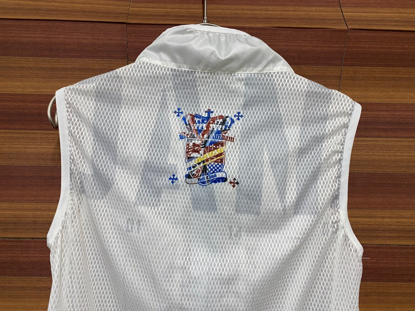 IQ219 パンダーニ PANDANI ジレ サイクルベスト 白 S