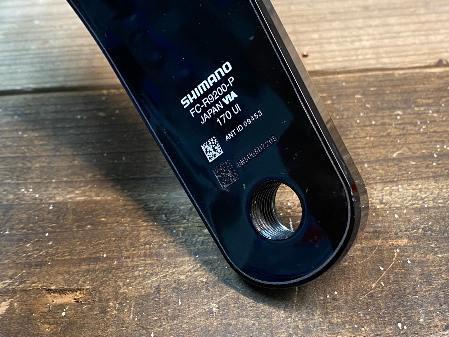 IR767 シマノ SHIMANO デュラエース DURA-ACE FC-R9200-P 両足計測 パワーメーター クランクアーム 170mm TL-FC40 USBケーブル付属 ※接続確認済み