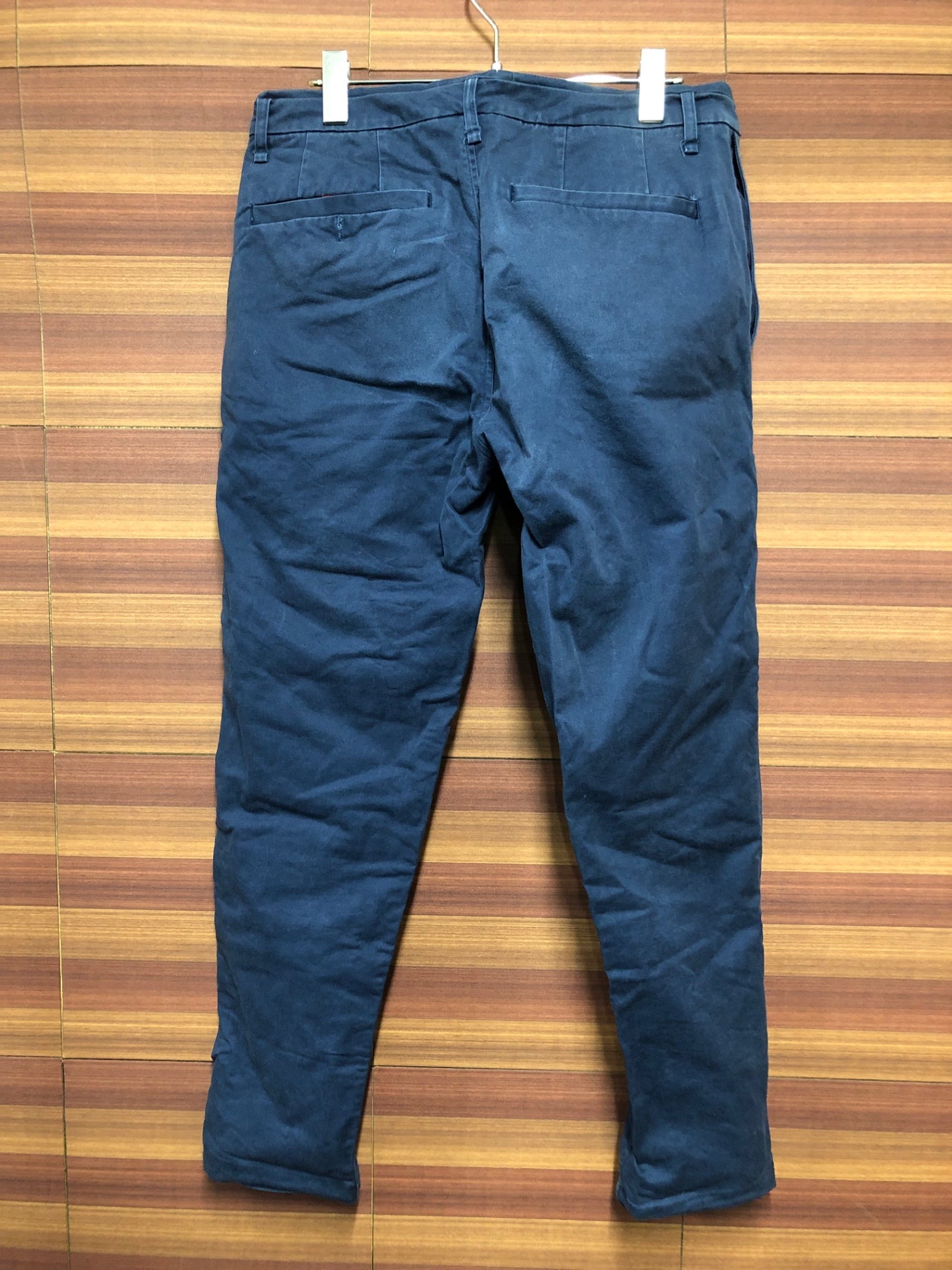 IO138 ラファ Rapha COTTON TROUSERS サイクルパンツ 紺 32W 32L