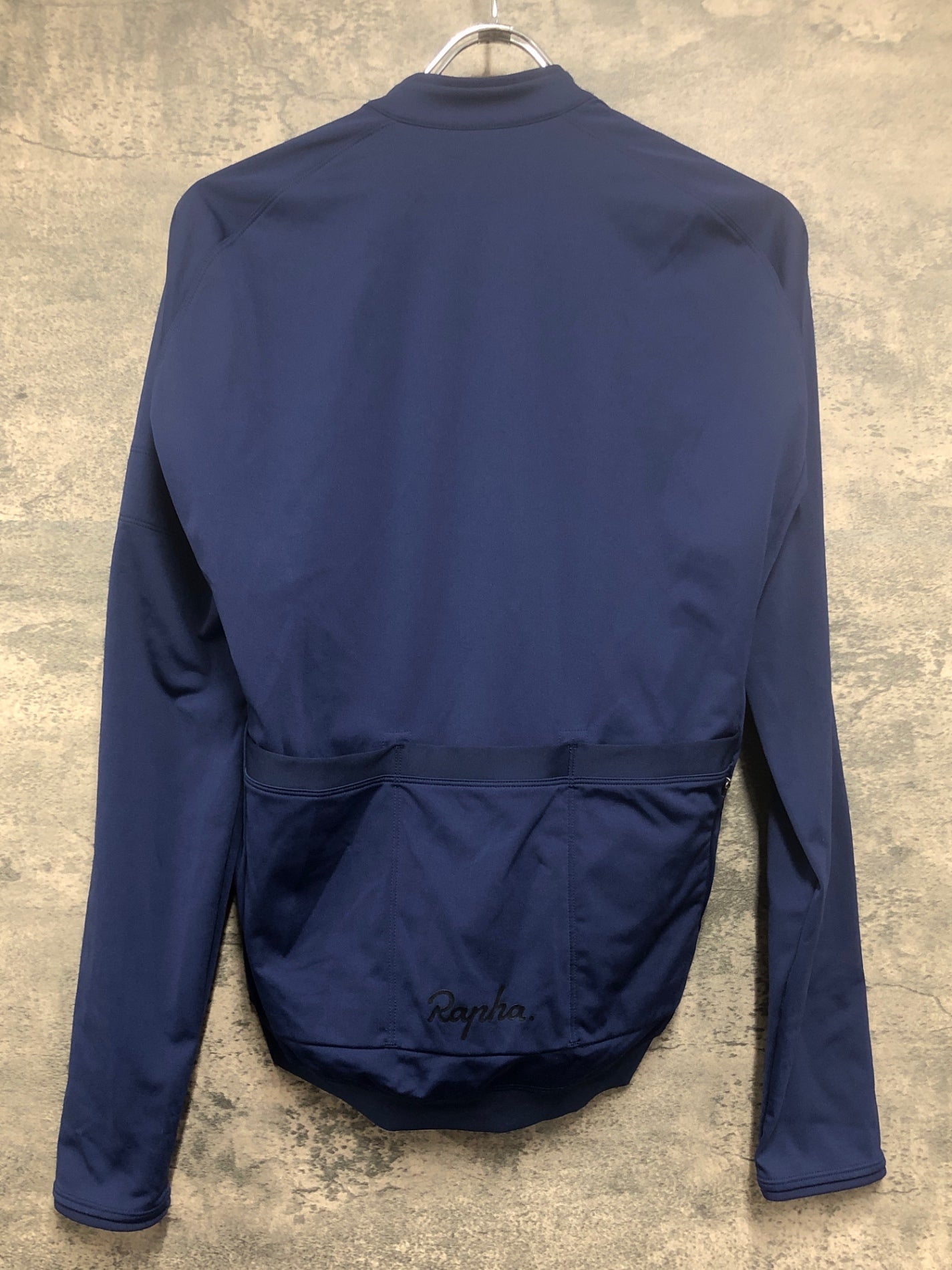 IV108 ラファ Rapha MEN'S LONG SLEEVE CORE JERSEY 長袖サイクルジャージ 紺 M
