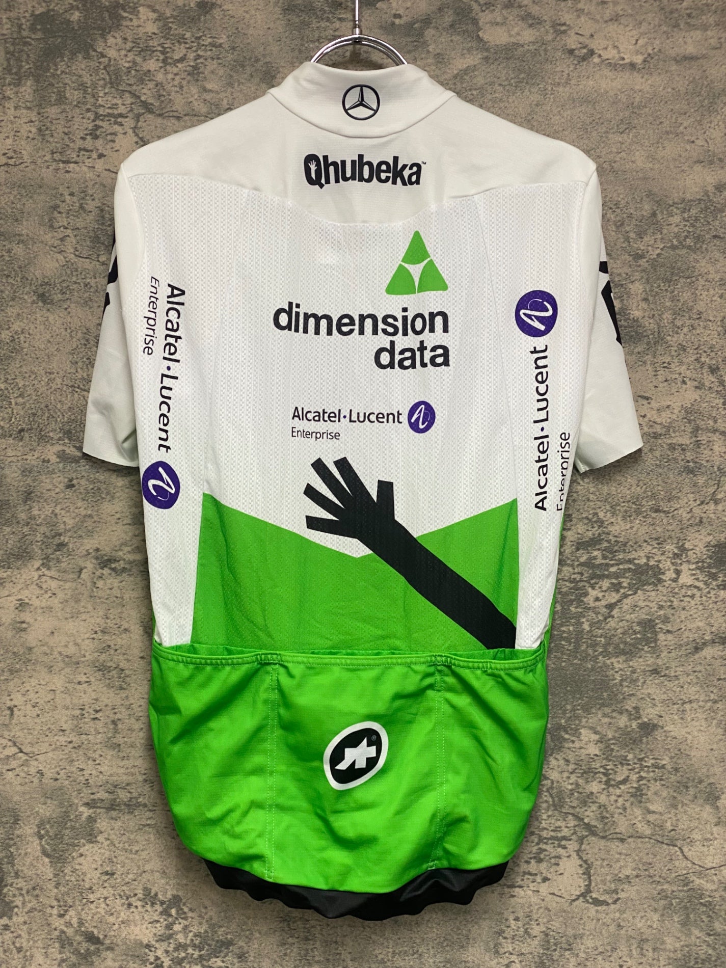 IZ199 アソス assos EQUIPE RS AERO JERSEY 半袖サイクルジャージ 白 M dimension data