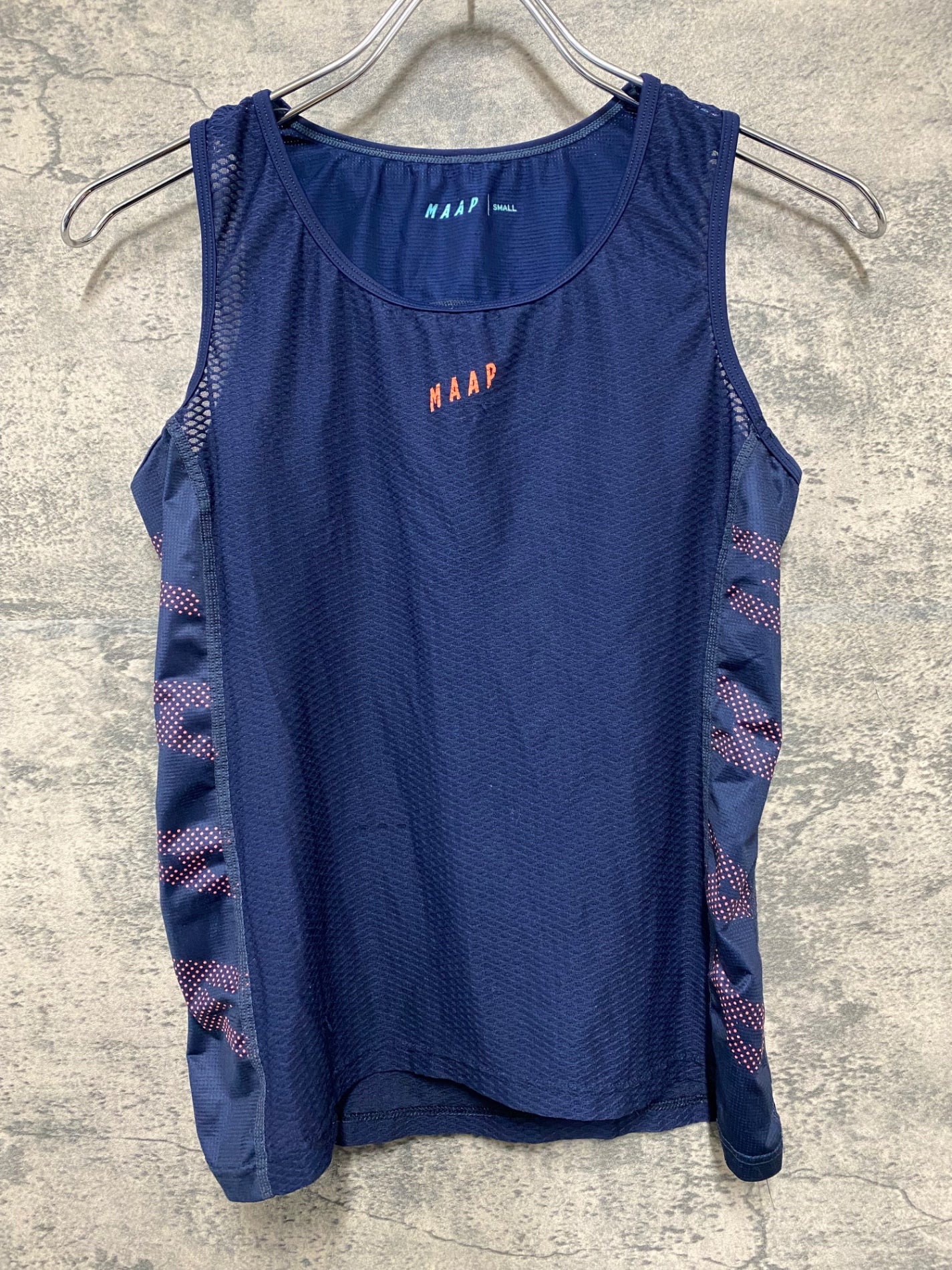 IS747 マープ MAAP ノースリーブ ベースレイヤー 紺 S