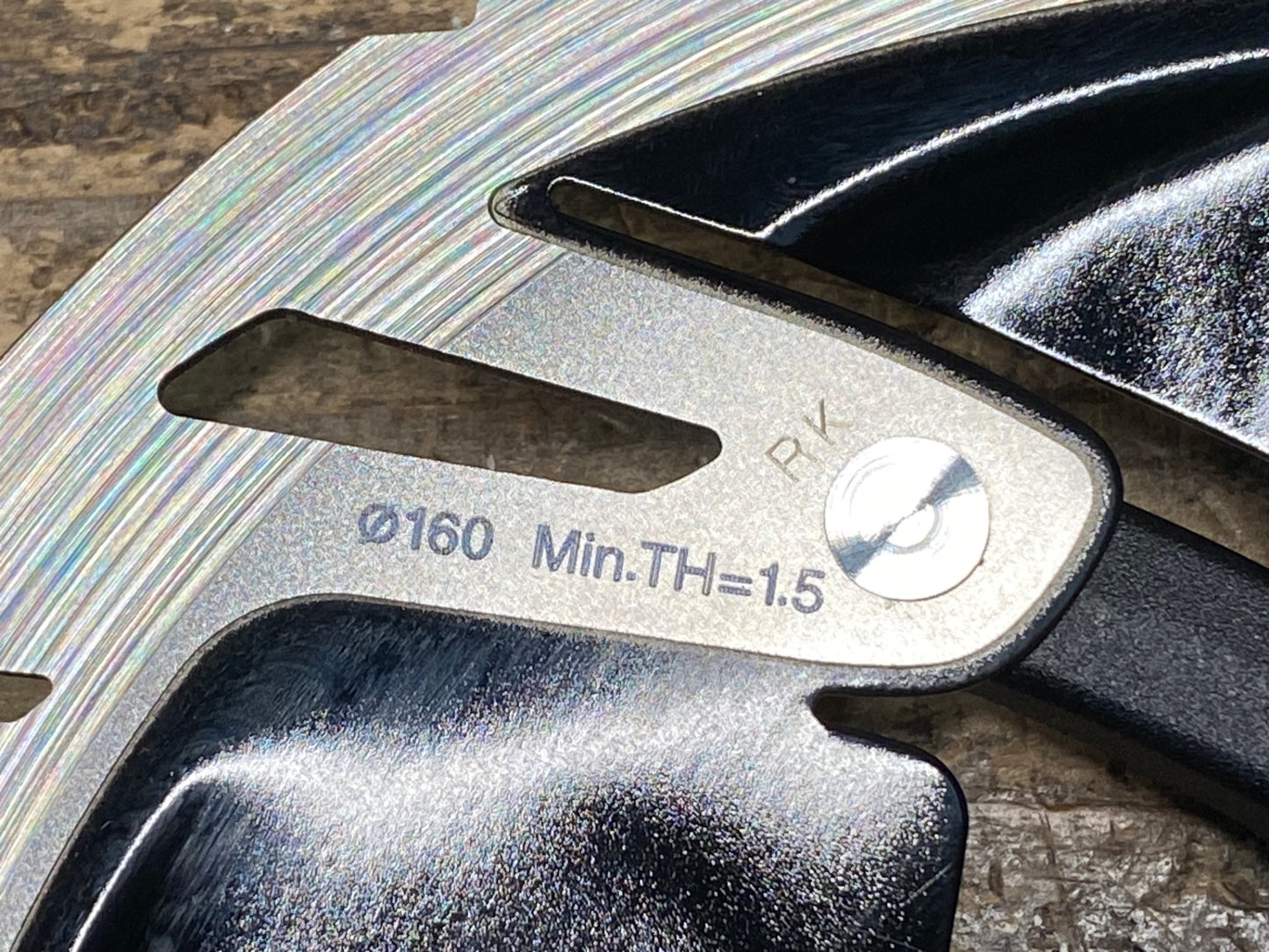 JA614 シマノ SHIMANO SM-RT900-S ディスクブレーキローター Φ160 実測1.7mm 2枚セット