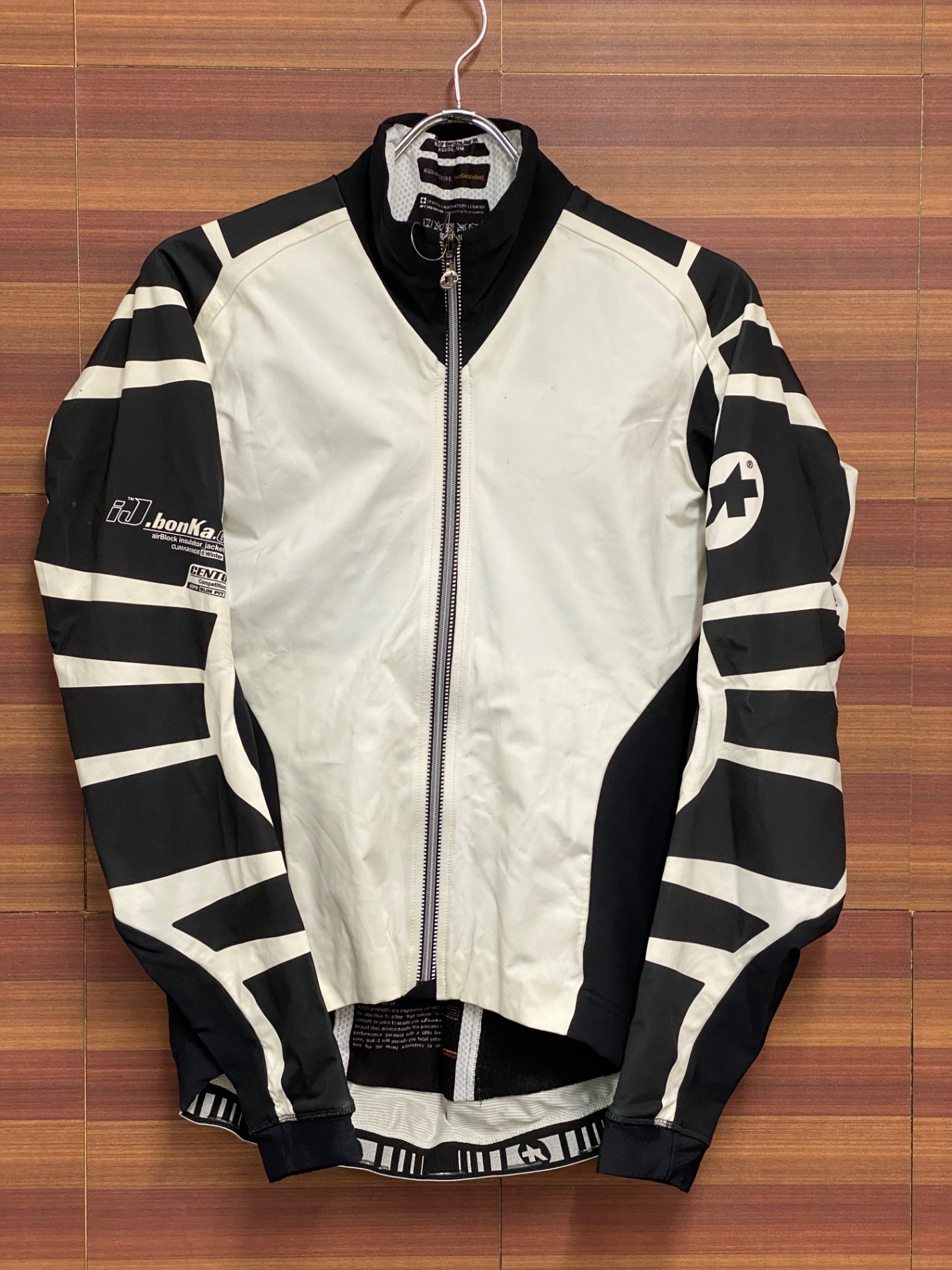 HQ856 アソス assos iJ habu 5 WINTER JACKET 長袖サイクルジャケット 白黒 M