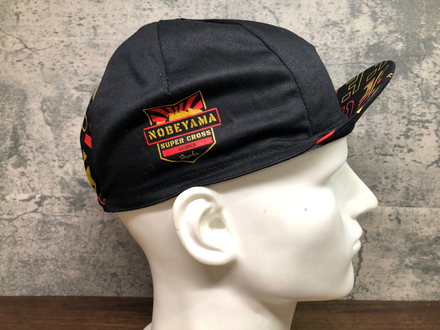 IT255 ラファ Rapha サイクルキャップ 黒 NOBEYAMA SUPER CROSS