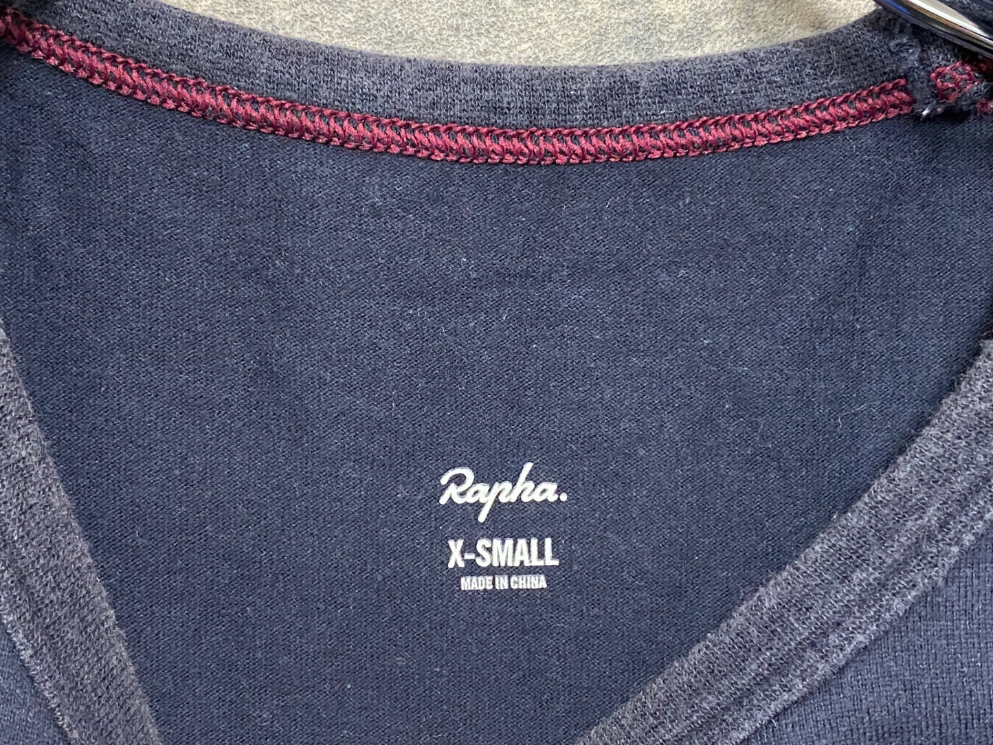 IS746 ラファ Rapha 半袖 Tシャツ 紺 XS TEMPEST ※擦れ、色落ち