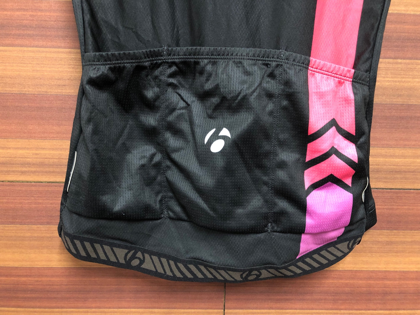 IO344 ボントレガー BONTRAGER 半袖 サイクルジャージ 黒 S レディース