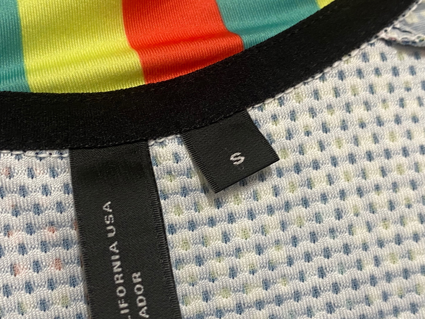 IZ134 スペシャライズド SPECIALIZED SL EXPERT JERSEY 半袖 サイクルジャージ 緑 黄 総柄 S TOKYO
