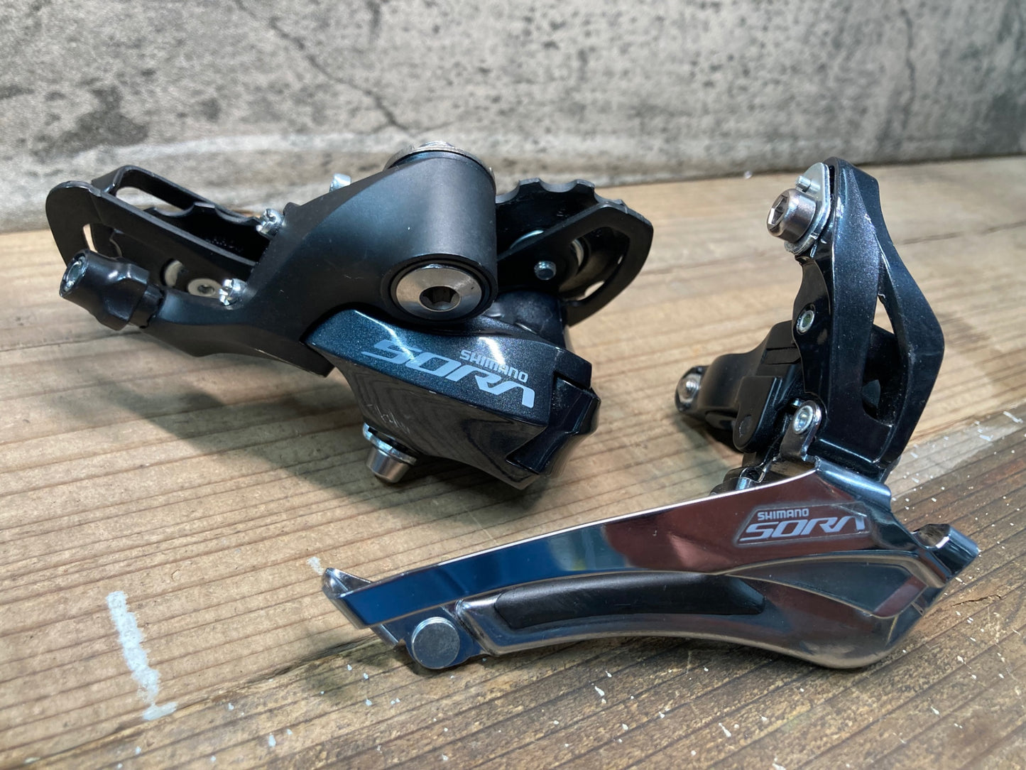 IS085 シマノ SHIMANO ソラ SORA FD-R3000 RD-R3000 ディレイラーセット SS バンド式 スペーサーΦ28.6