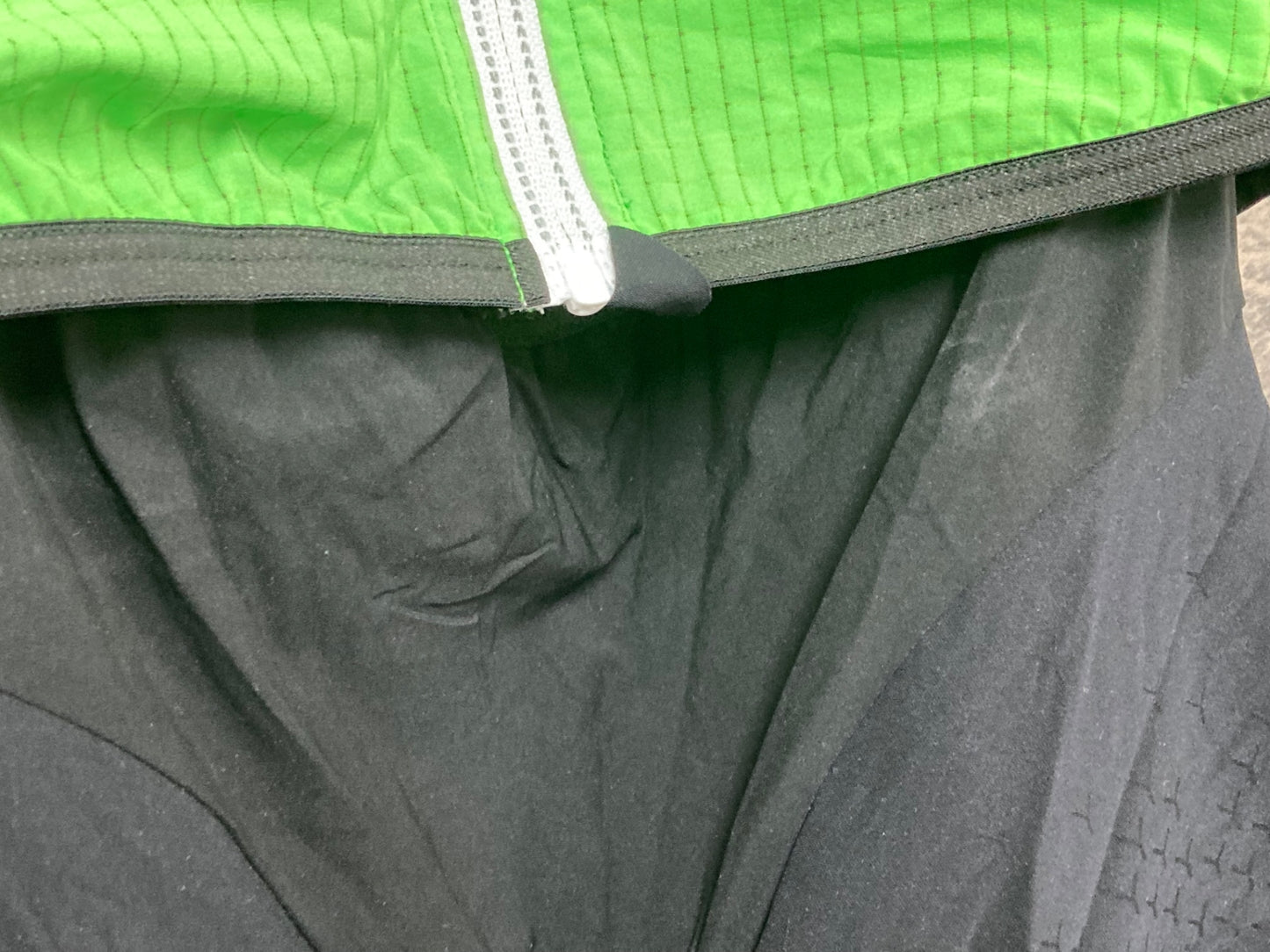 IQ361 Q36.5 Dottore Skinsuit ワンピース スキンスーツ 半袖 黄緑黒 M