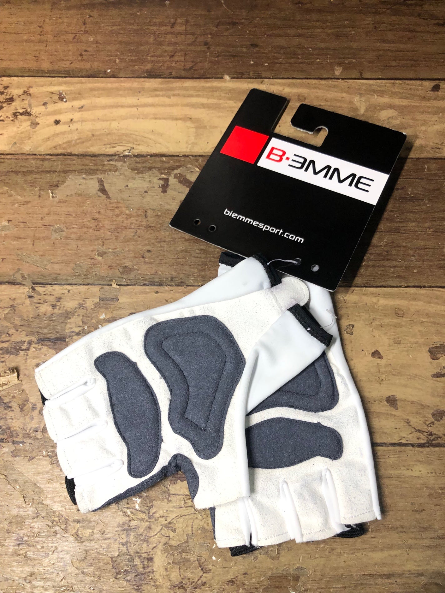 HO850 ビエンメ BIEMME 16SS CRONO REFLEX GLOVE サイクルグローブ WHITE 白 S