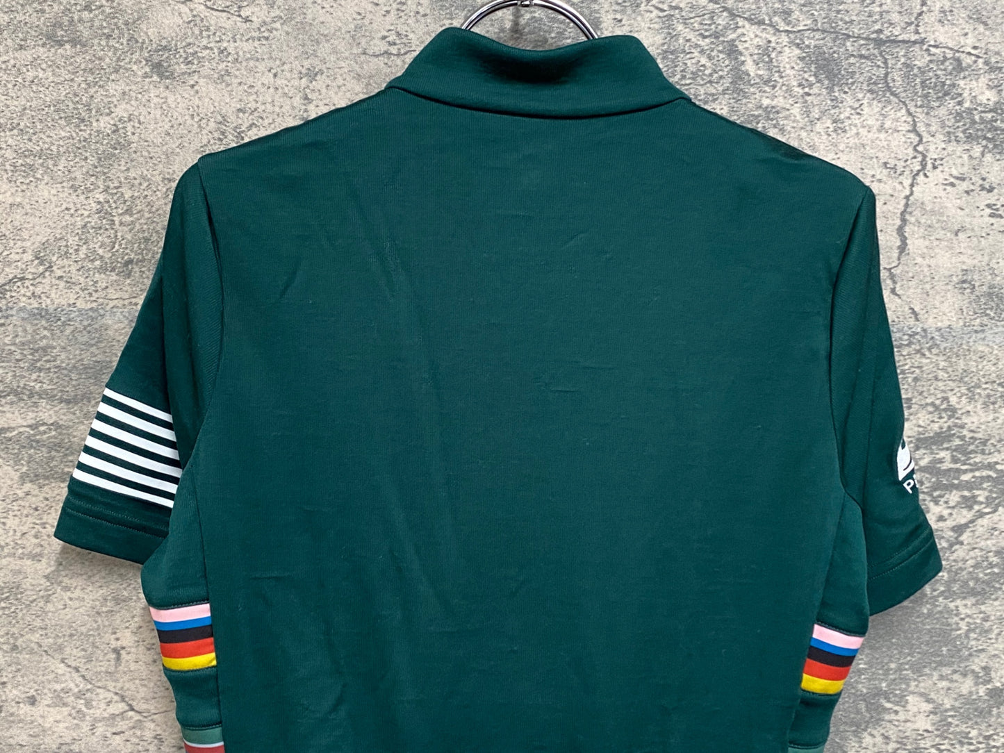 IY134 ラファ Rapha RCC Paul Smith 半袖 サイクルジャージ S グリーン