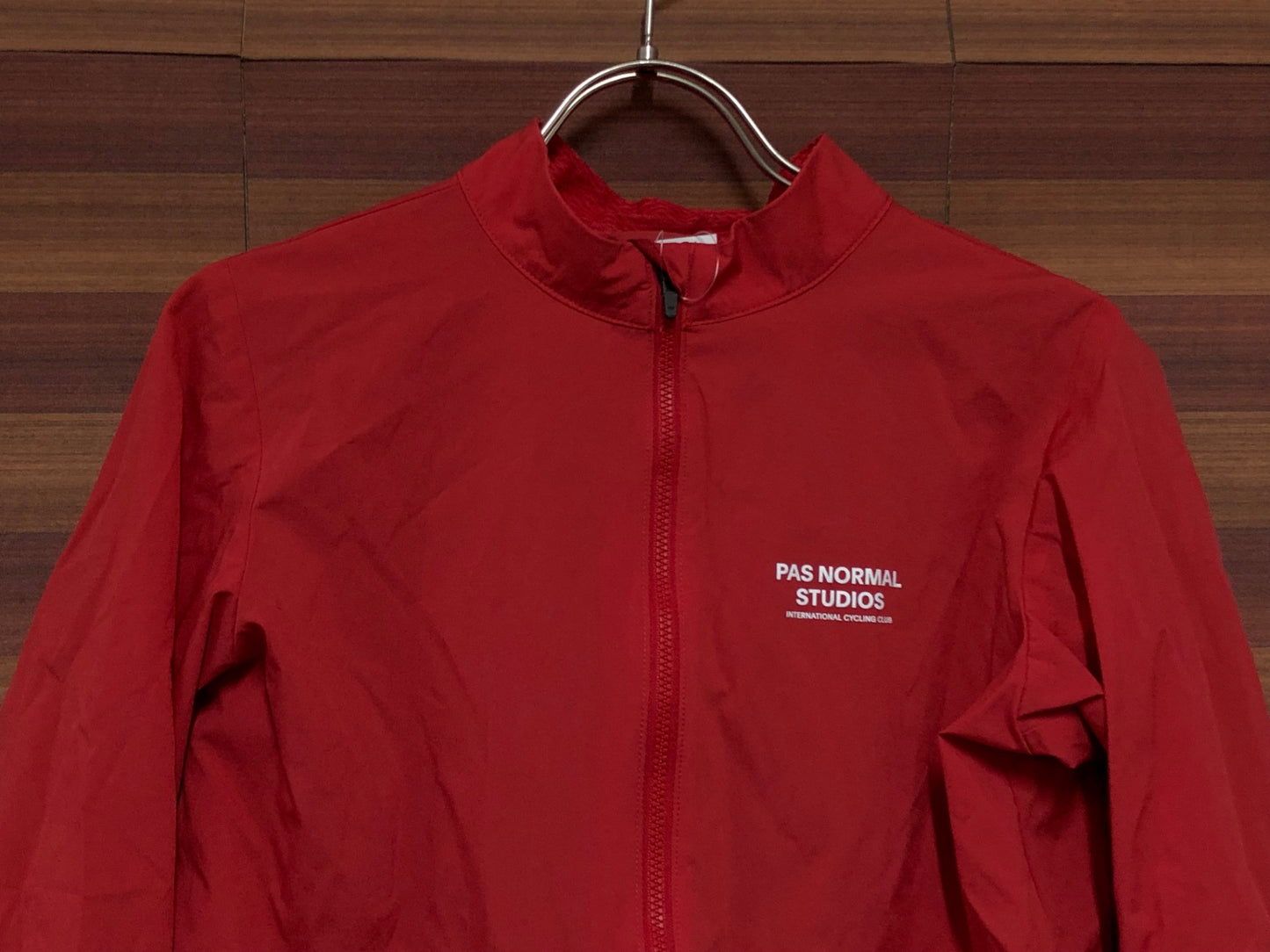 IN732 パスノーマルスタジオ PAS NORMAL STUDIOS Mechanism Stow Away Jacket 長袖 ウィンドブレーカー 赤 S