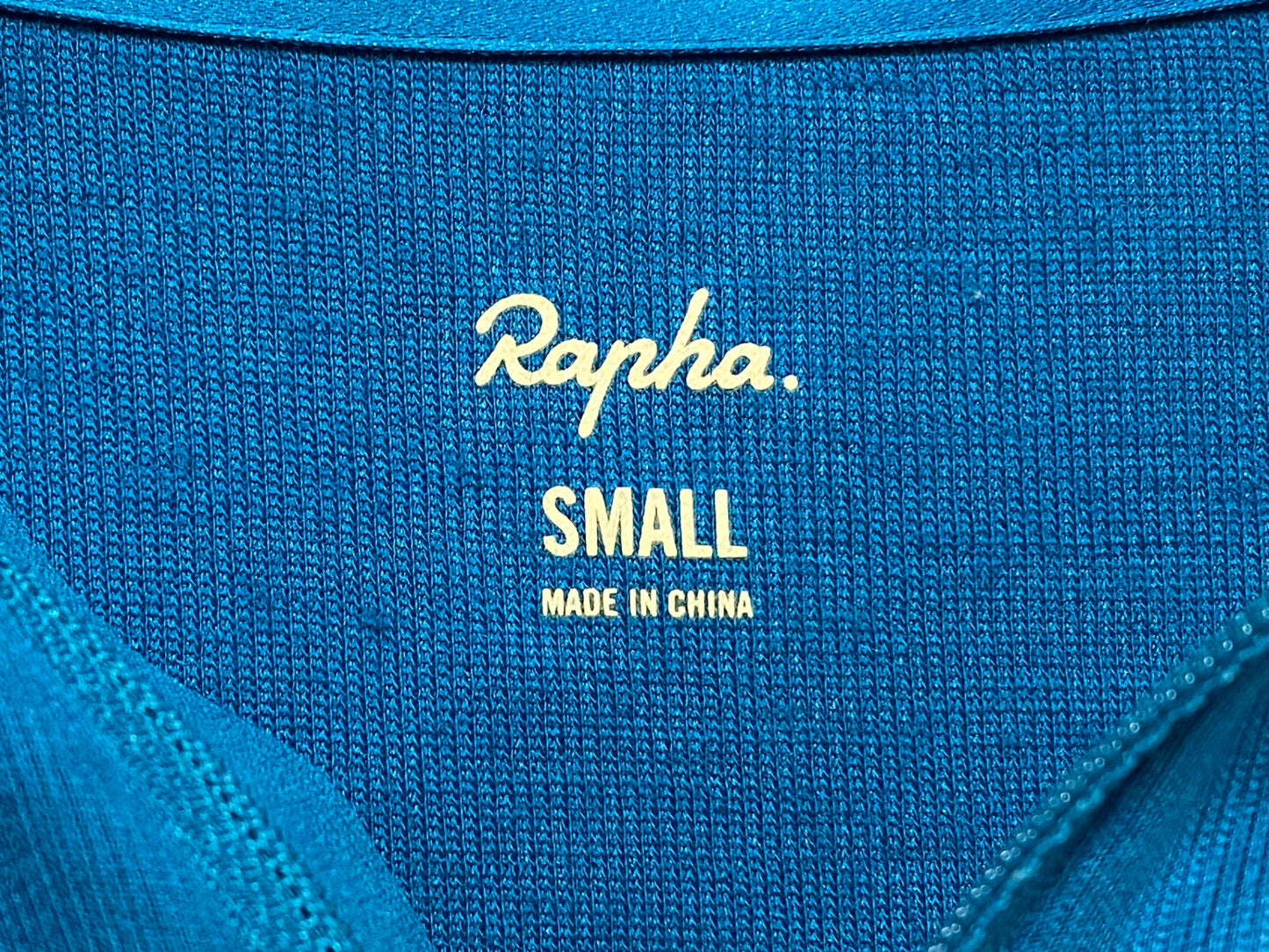 IN522 ラファ Rapha SS CLASSIC JERSEY 半袖 サイクルジャージ 青 S ※日焼け