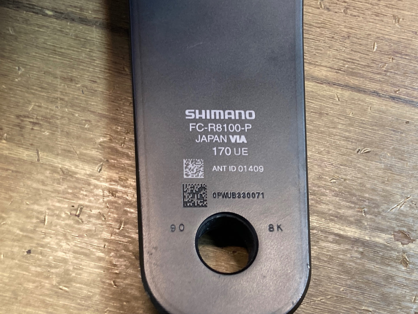 IX775 シマノ SHIMANO アルテグラ ULTEGRA FC-R8100-P クランクアーム パワーメーター 170mm ※接続確認済