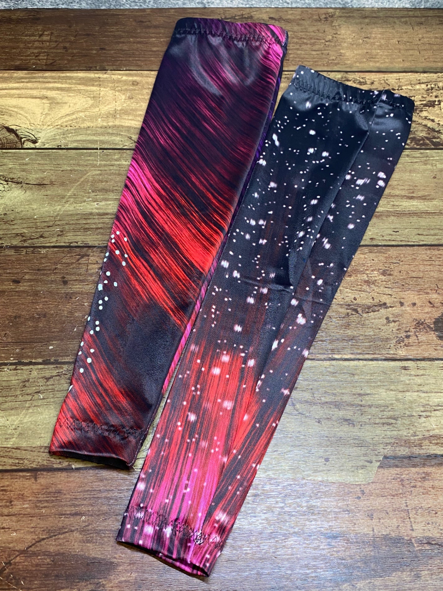 IV891 ジャイアント GIANT Liv ZORYA アームカバー 黒赤 S