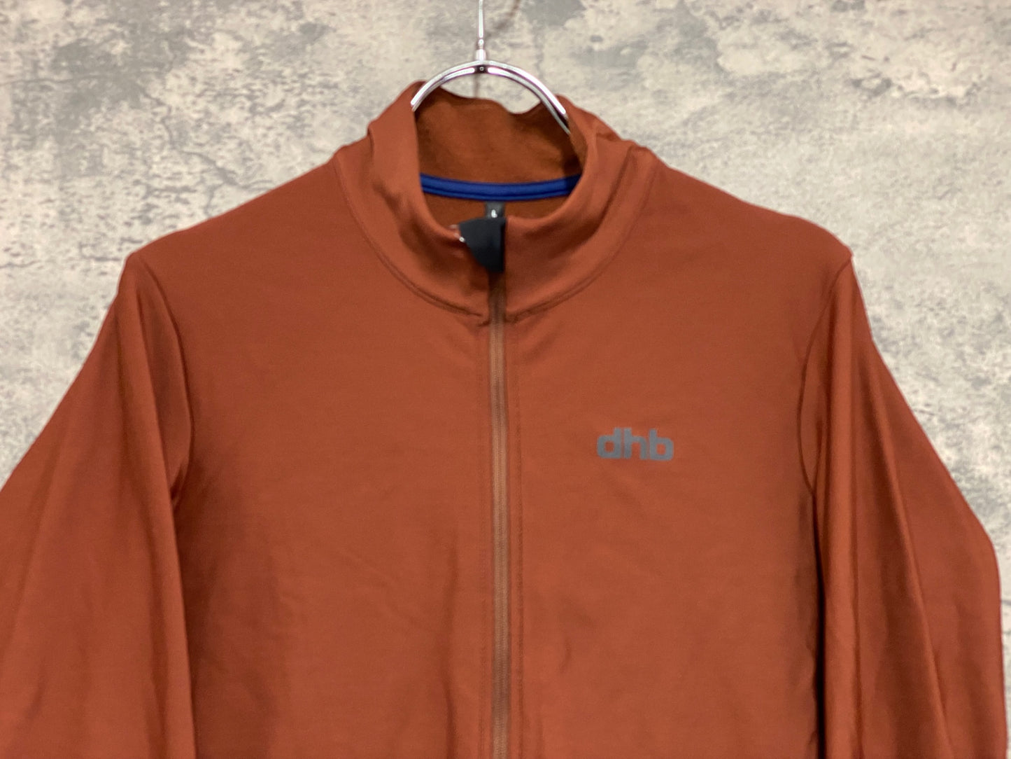 JA993 dhb 長袖 サイクルジャージ 茶 L 裏起毛