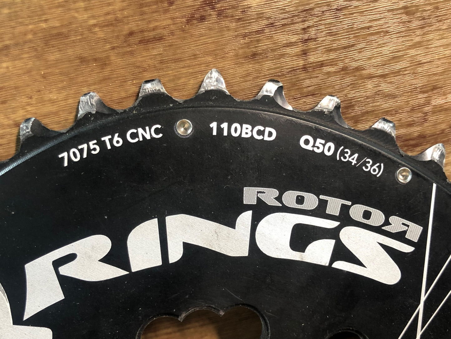 IM553 ローター ROTOR QRINGS 楕円 チェーンリング 50T 5arm PCD110