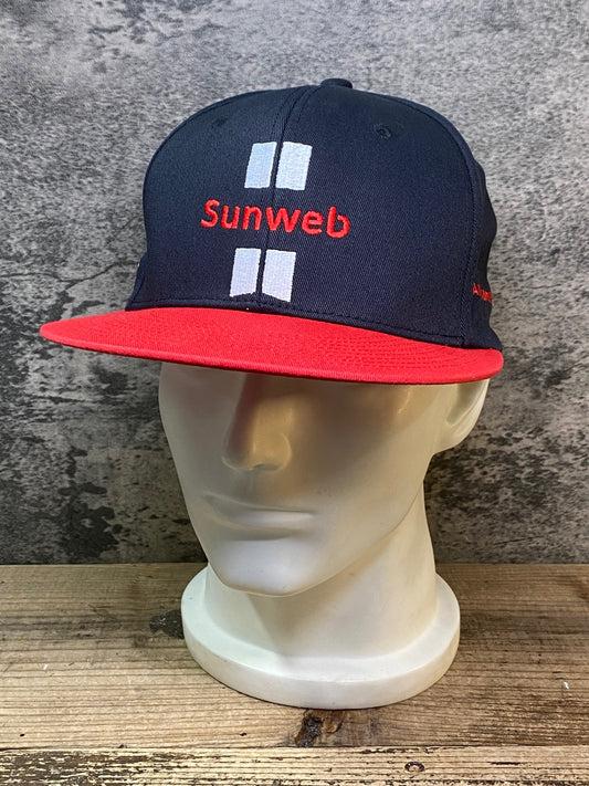 JC540 ジャイアント GIANT sunweb キャップ 黒赤