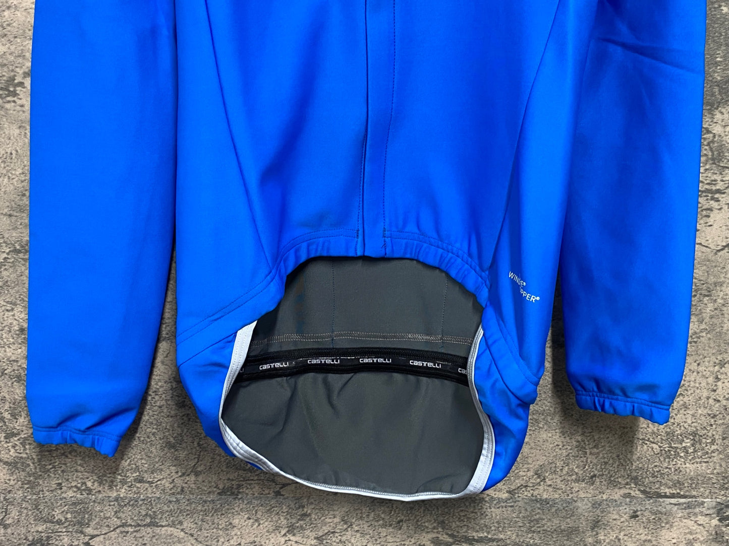 IY891 カステリ CASTELLI 長袖 サイクルジャケット 青 S