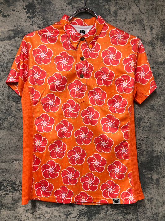 IW590 ヤマアロハ YAMALOHA シャツ オレンジ S